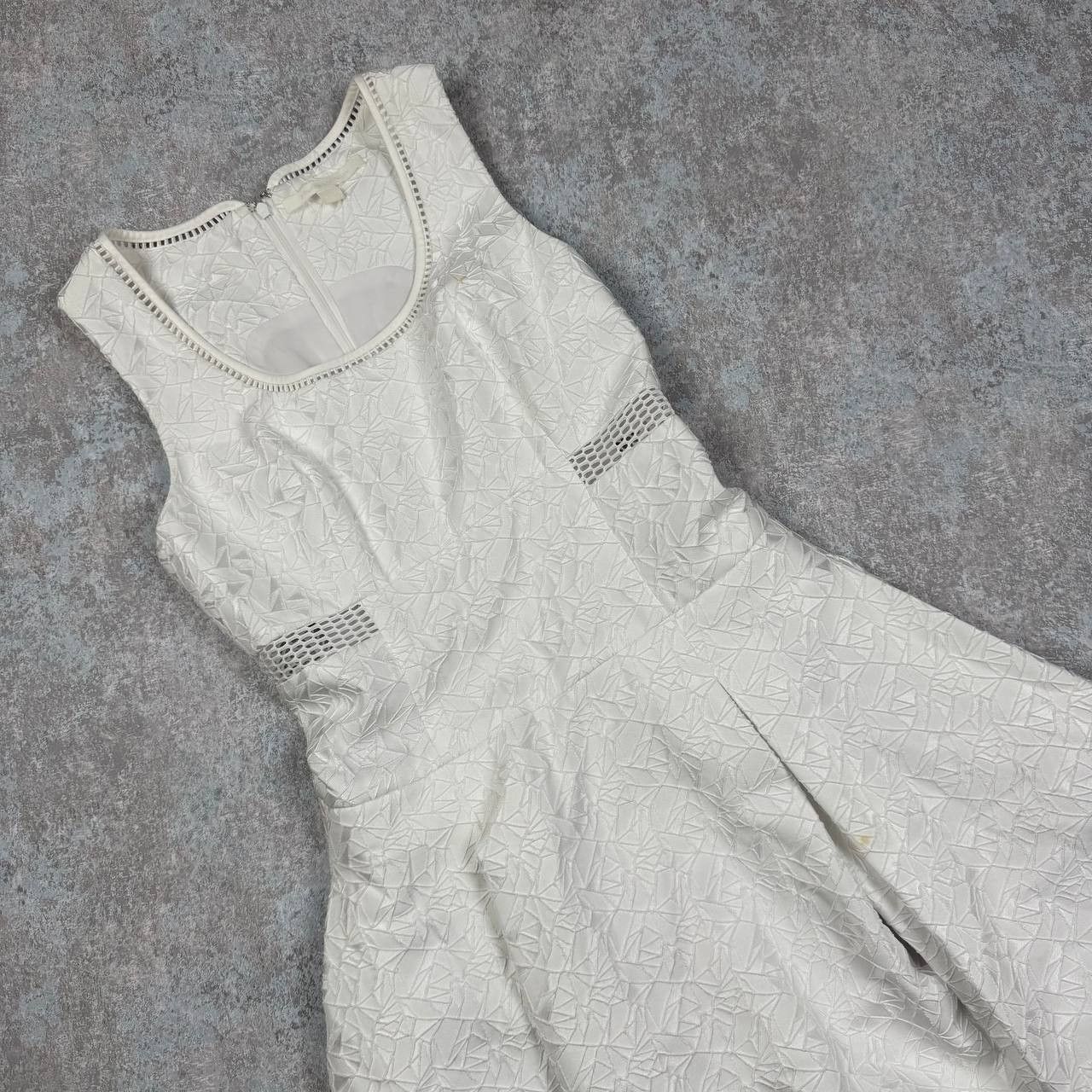 Jonathan Simkhai Jonathan Simkhai White Fit and Flare Dress Size XS / US 0-2 / IT 36-38 - 2 Thumbnail
