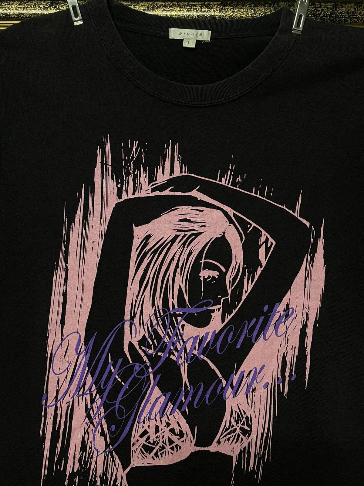 Designer × Japanese Brand × Vintage Vintage 1990s Japan Designer Aiuola My Favourite Glamour Tee Size US M / EU 48-50 / 2 - 3 Thumbnail