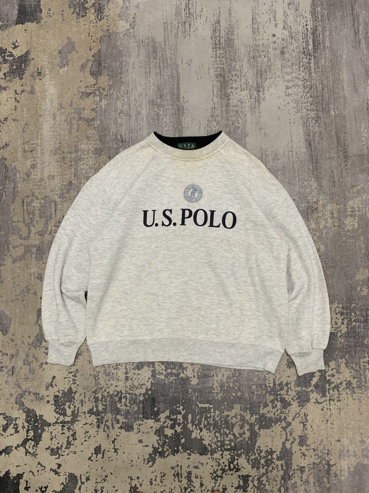 U.S. Polo Assn. × Vintage Vintage US. Polo Spell Out Embroidery Sweatshirt Large Size US M / EU 48-50 / 2 - 1 Thumbnail