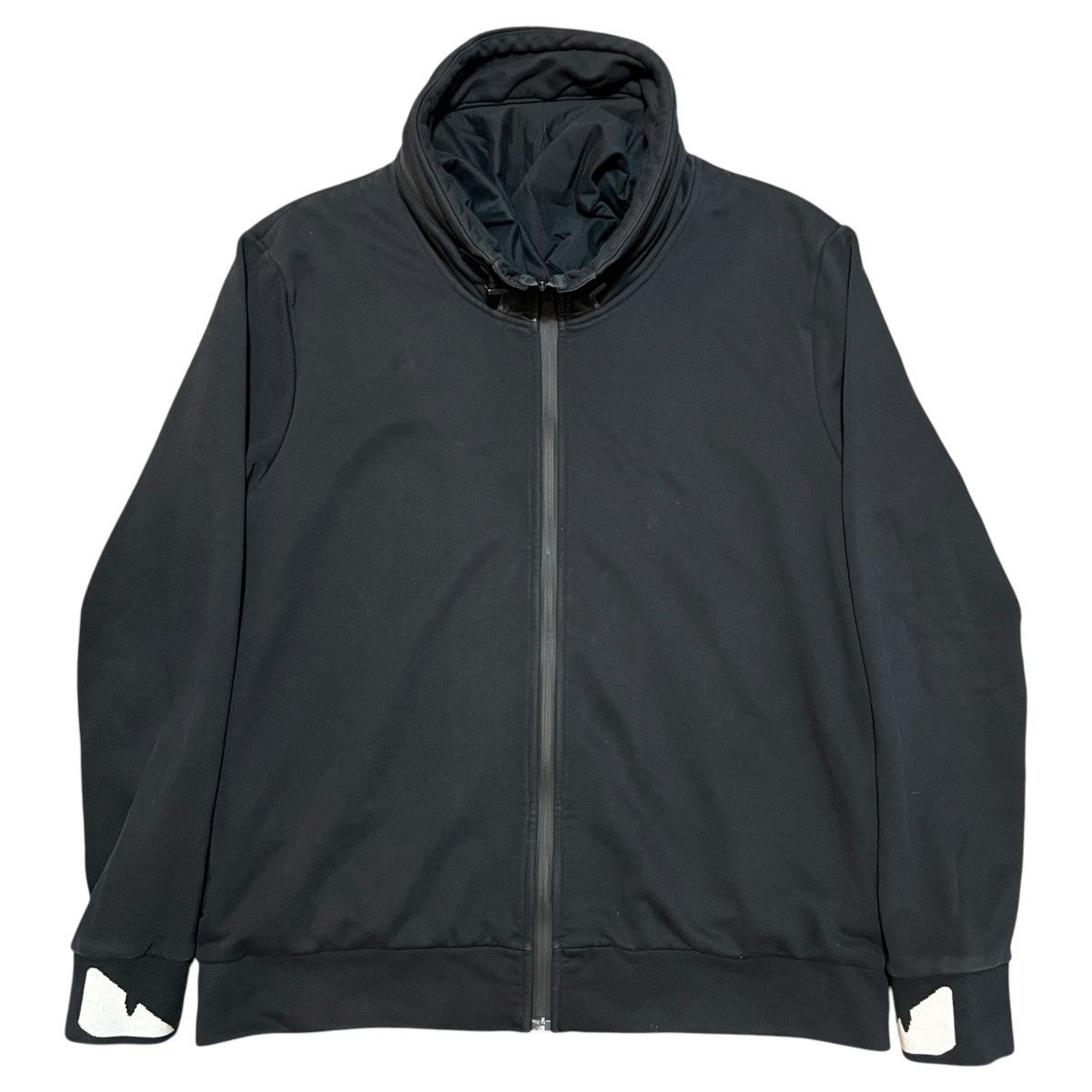Fendi FENDI Zip-Up Cotton Jersey Collar-Integrated Hoodie Size US XXL / EU 58 / 5 - 1 Thumbnail