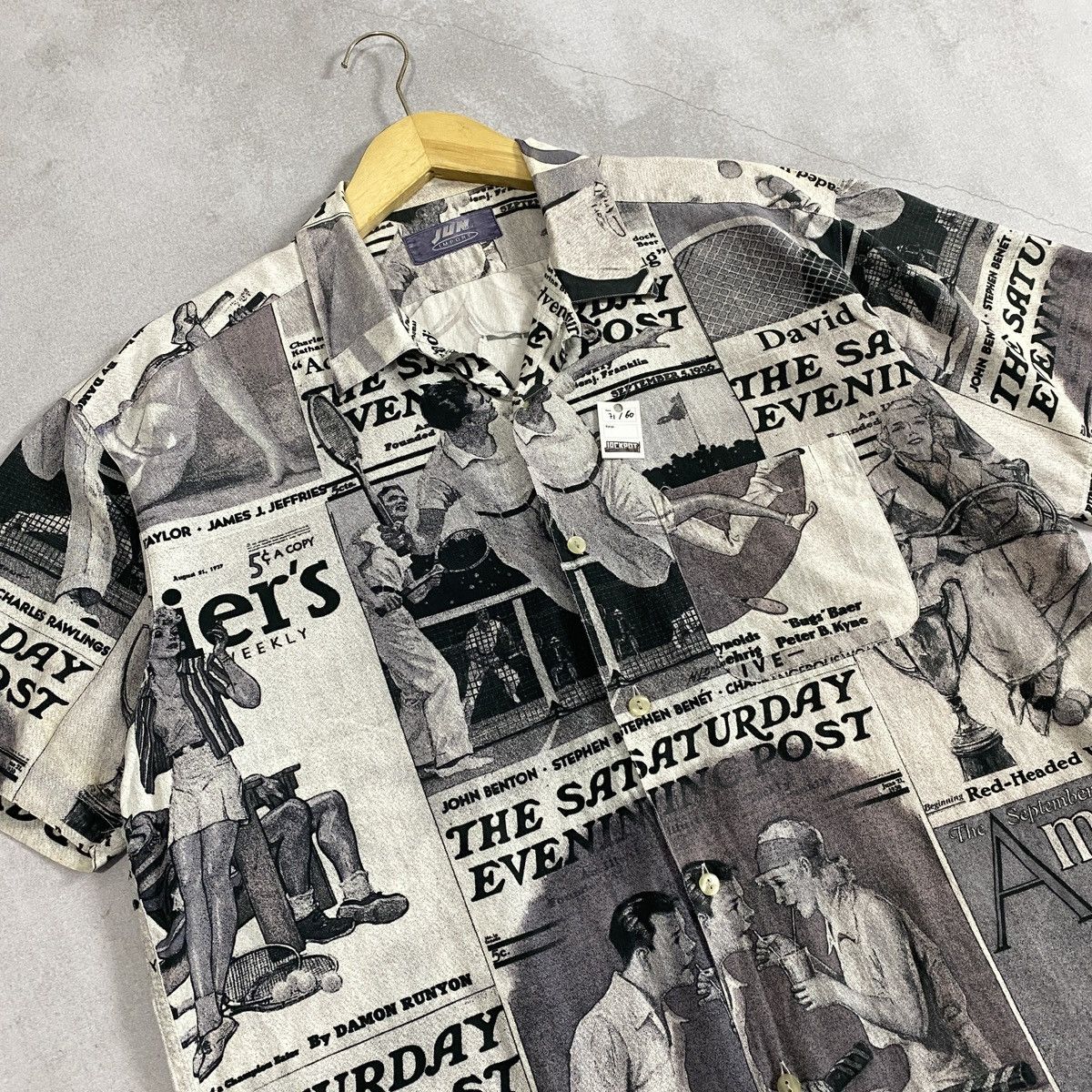 JUN MEN Vintage Jun Men Figures Shirt Size US L / EU 52-54 / 3 - 3 Thumbnail