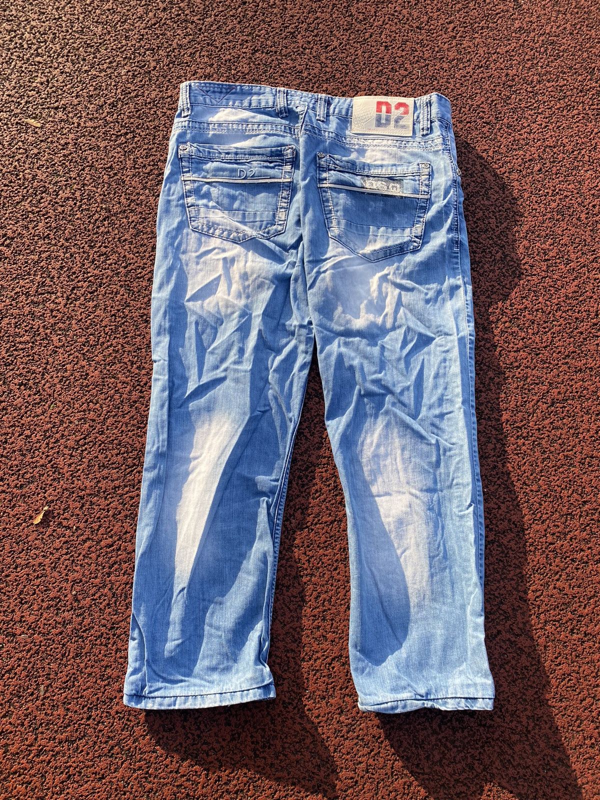 Dsquared2 × Vintage Dsquared Vintage Jeans BigLogo Light Blue M Streetwear Denim Size US 28 / EU 44 - 1 Thumbnail