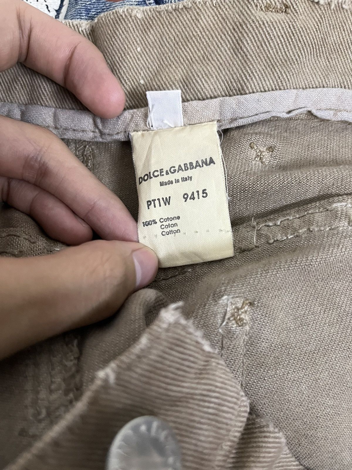 Dolce & Gabbana 2000s Dolce&Gabana Baggy Jeans Size US 32 / EU 48 - 4 Thumbnail
