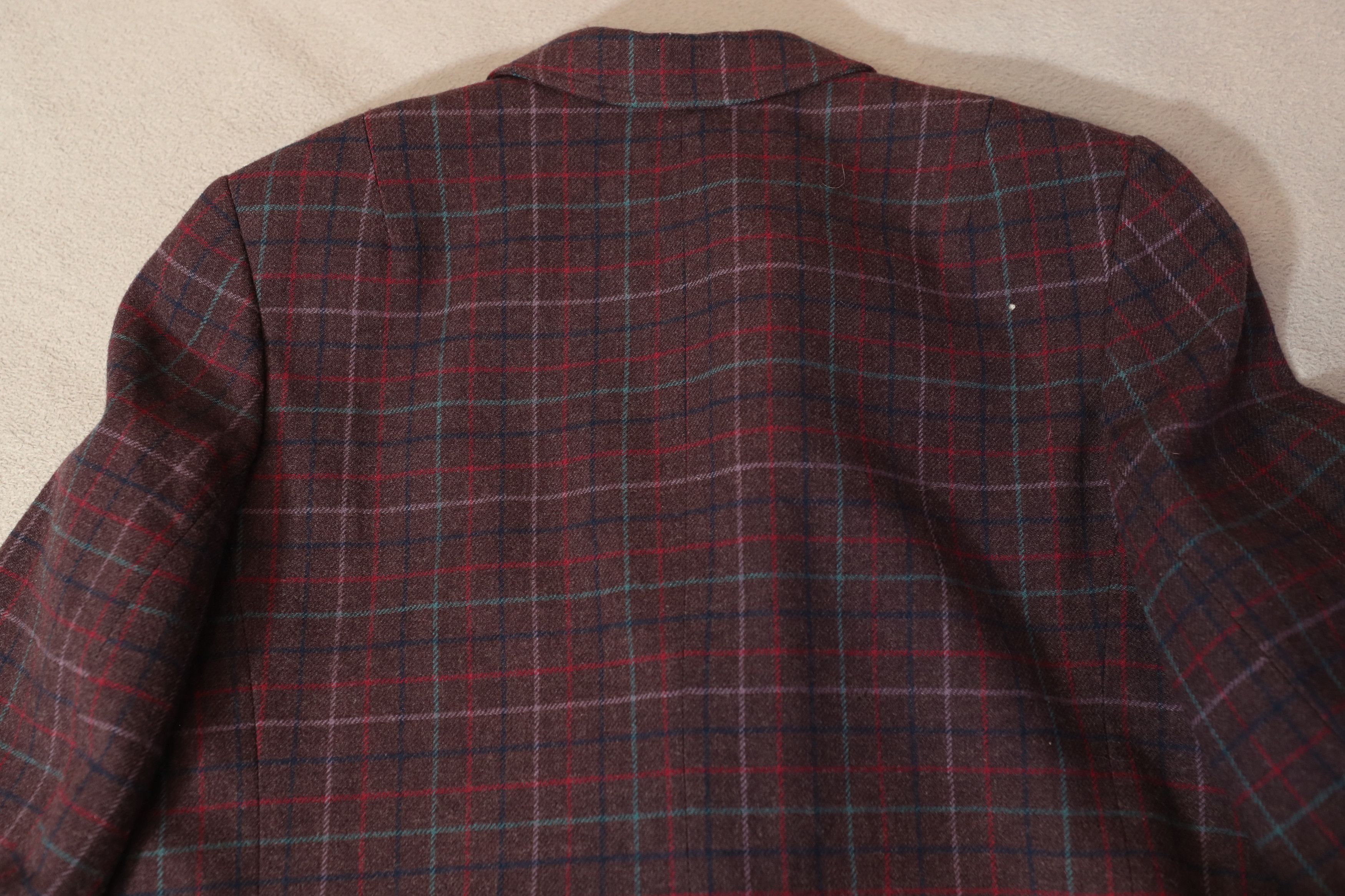 Pendleton Vintage Pendelton Plaid Womens Blazer (M) Size M / US 6-8 / IT 42-44 - 9 Thumbnail