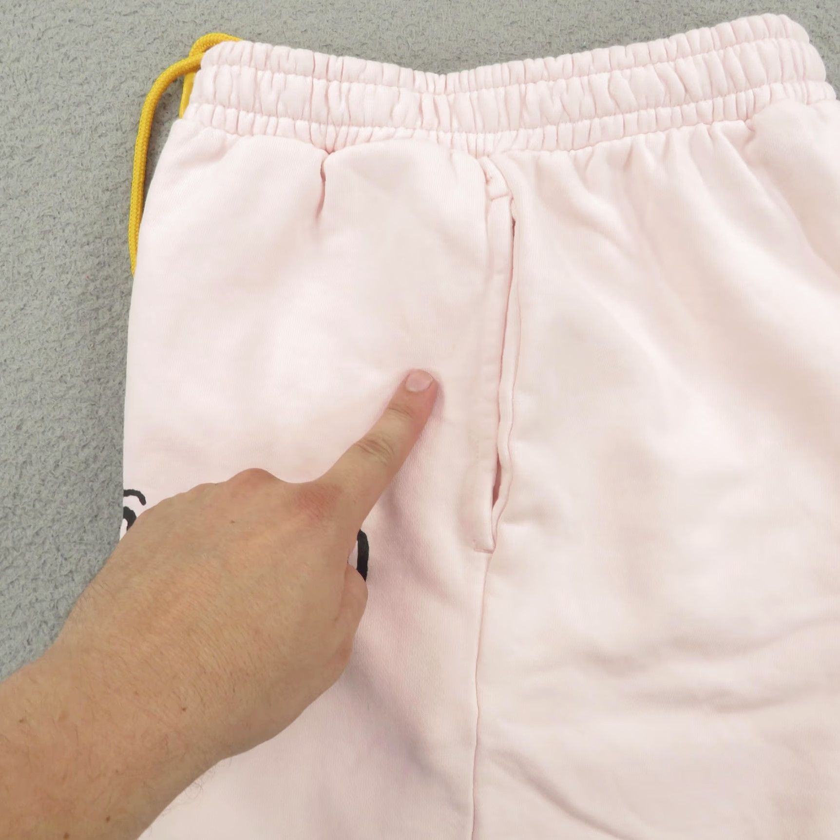 Drew House Drew House Shorts Mens Pink XXS Terry Fleece Sweat Lounge Bieber Theodore Sketch Size US 27 - 4 Thumbnail