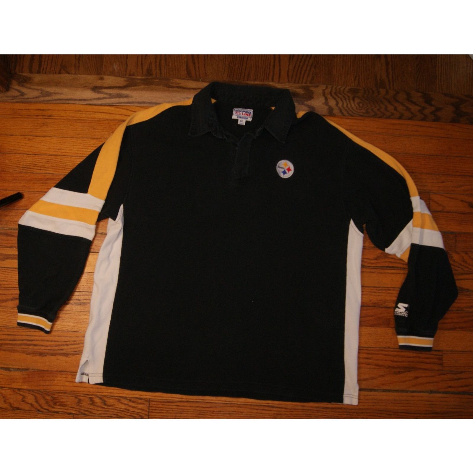 Starter VTG 90s Pittsburgh Steelers NFL Pro 2XL Collared Shirt Size US XXL / EU 58 / 5 - 1 Thumbnail