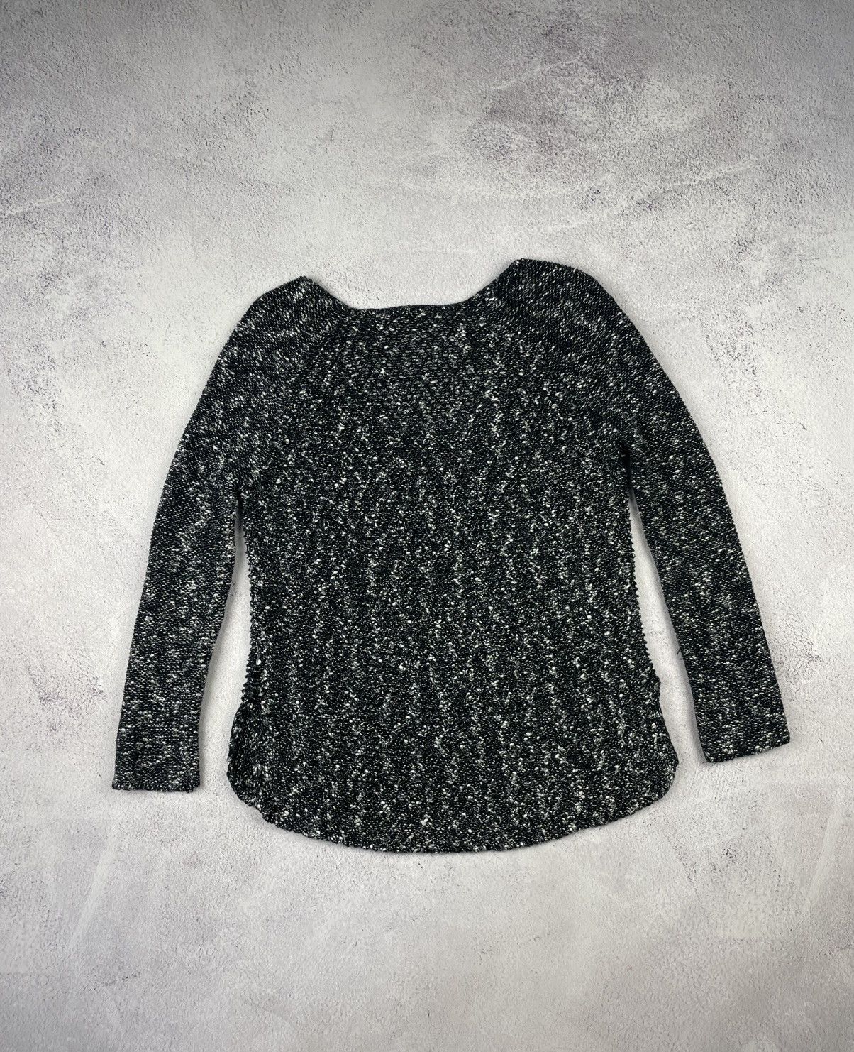 Helmut Lang Helmut Lang Scoop Neck Sweater - Black Size S-M Size S / US 4 / IT 40 - 6 Thumbnail