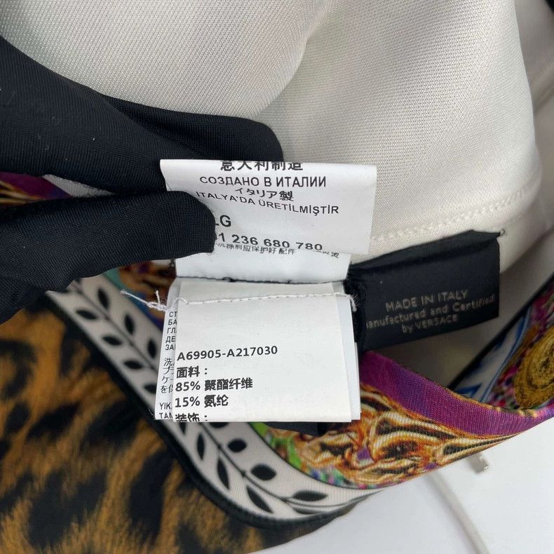 Versace Versace Cotton-spun printed jacket Size US S / EU 44-46 / 1 - 5 Thumbnail