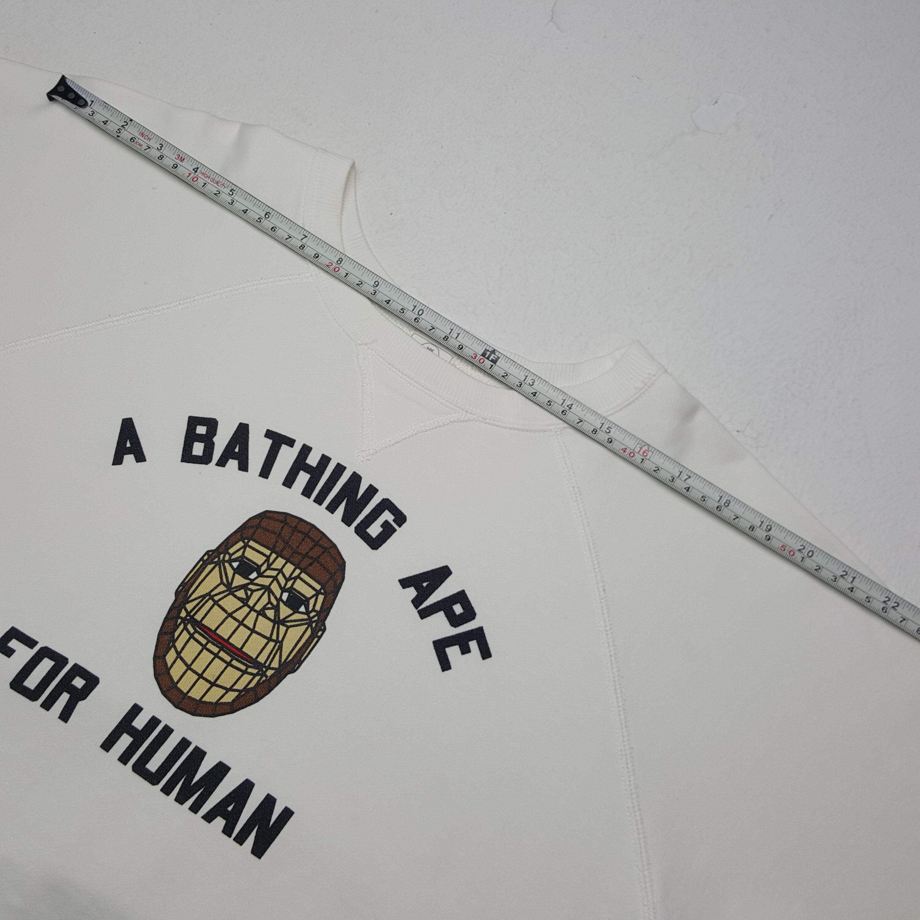 Bape × Vintage A Bathing Ape for Human Crewneck Size US L / EU 52-54 / 3 - 5 Thumbnail