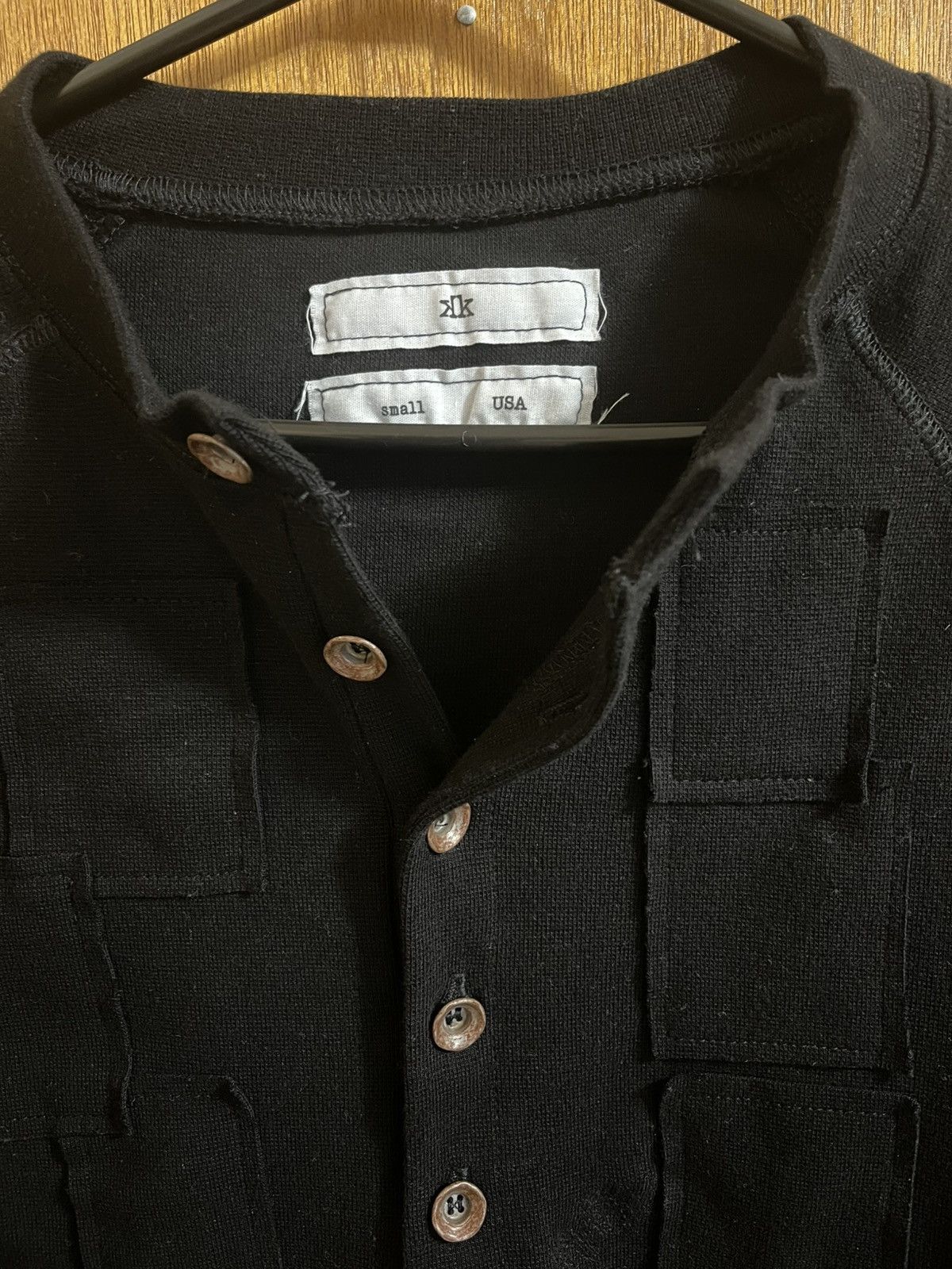 K-Two Studios Ktwo studios patch henley black Size US S / EU 44-46 / 1 - 3 Thumbnail