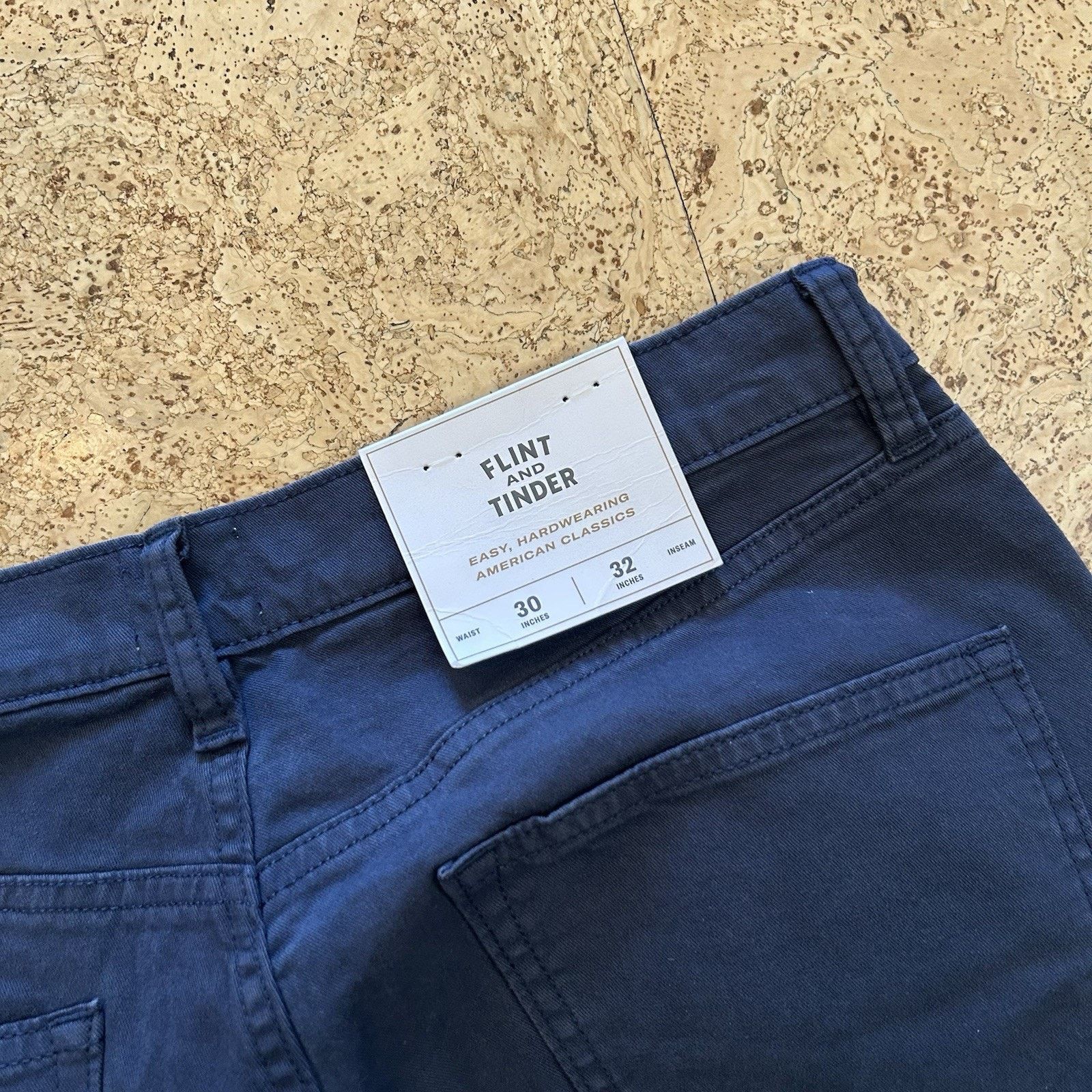 Flint And Tinder NEW Huckberry 365 Tapered Fit Stretch Chino Pants 30x32 Size US 30 / EU 46 - 5 Thumbnail