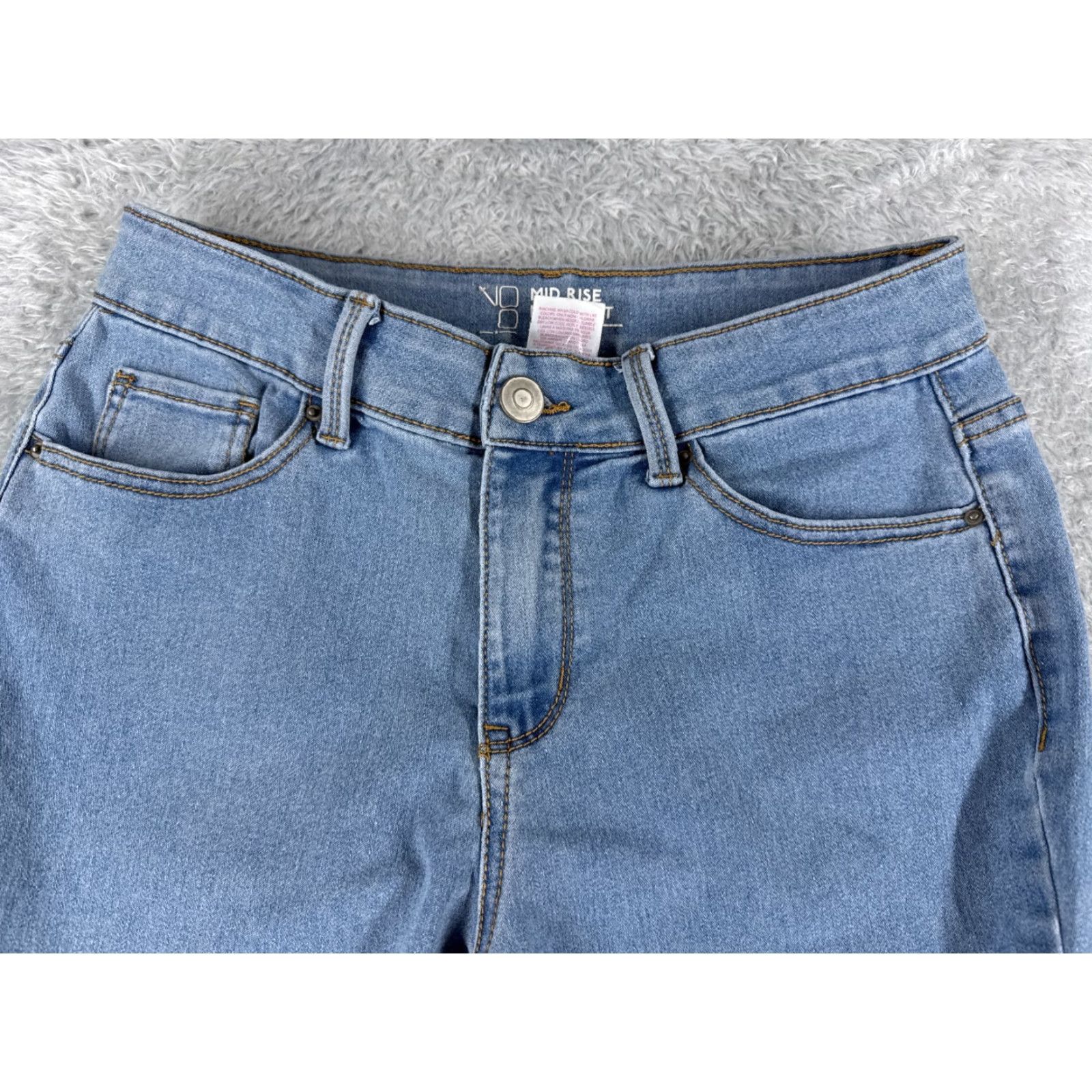 Vintage No Boundaries Jeans Bootscut Denim 27x30 Womens 9 Blue Cotton 5-Pocket Mid Rise Regular Inseam 30in Vintage: No Size 30" / US 8 / IT 44 - 4 Thumbnail