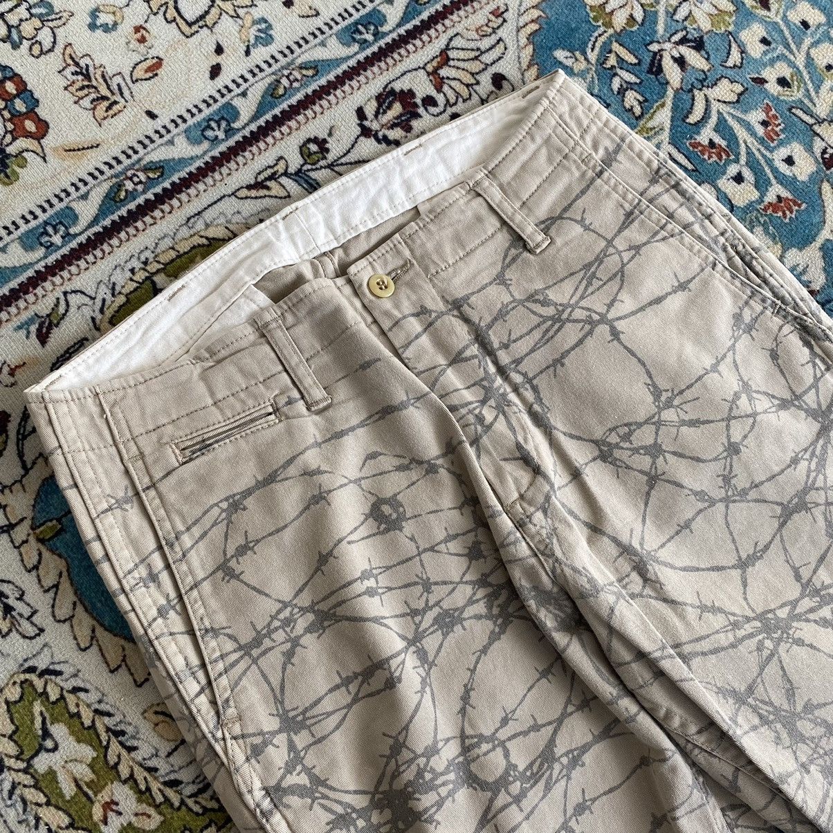 Hysteric Glamour ⛓️Hysteric Glamour⛓️Barbed Wire Pattern Chinnos Pants Size US 30 / EU 46 - 2 Thumbnail
