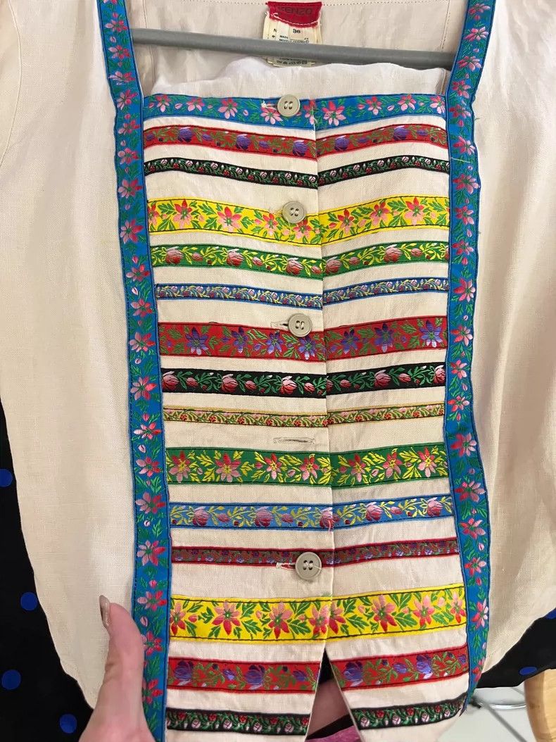 Kenzo Kenzo vintage embroidered collared shirt Size XS / US 0-2 / IT 36-38 - 3 Thumbnail
