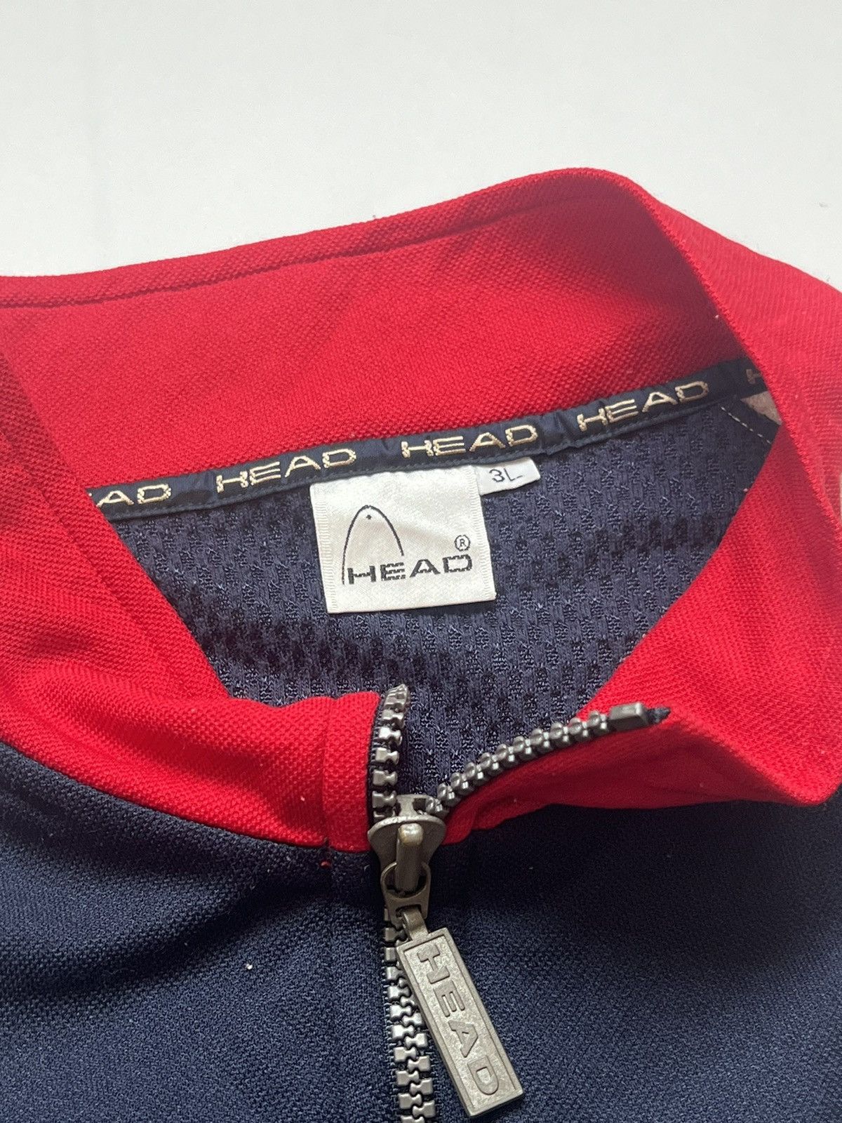 Japanese Brand × Vintage 1990's Head Half Zip Sportswear Size US XXL / EU 58 / 5 - 2 Thumbnail