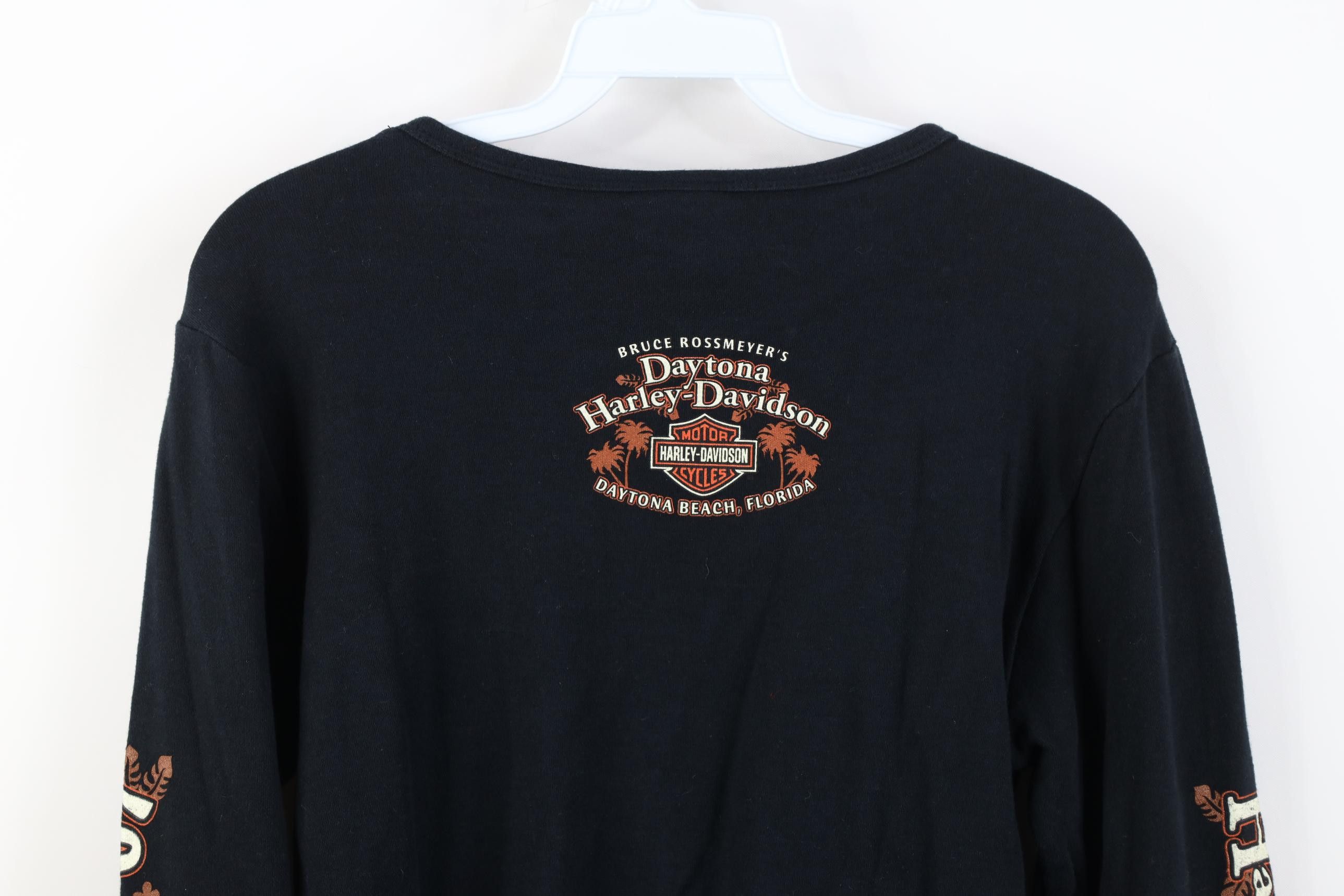 Harley Davidson Vintage Y2K 2007 Harley Davidson Week Long Sleeve T-Shirt Size L / US 10 / IT 46 - 13 Thumbnail