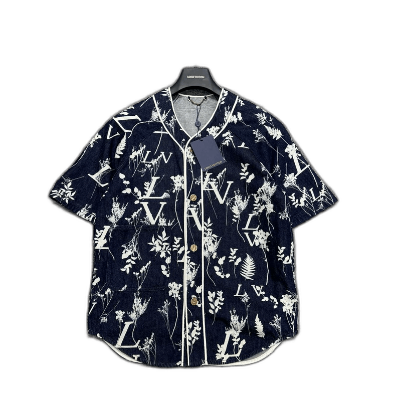 Louis Vuitton Floral Short Sleeve Shirt-yf