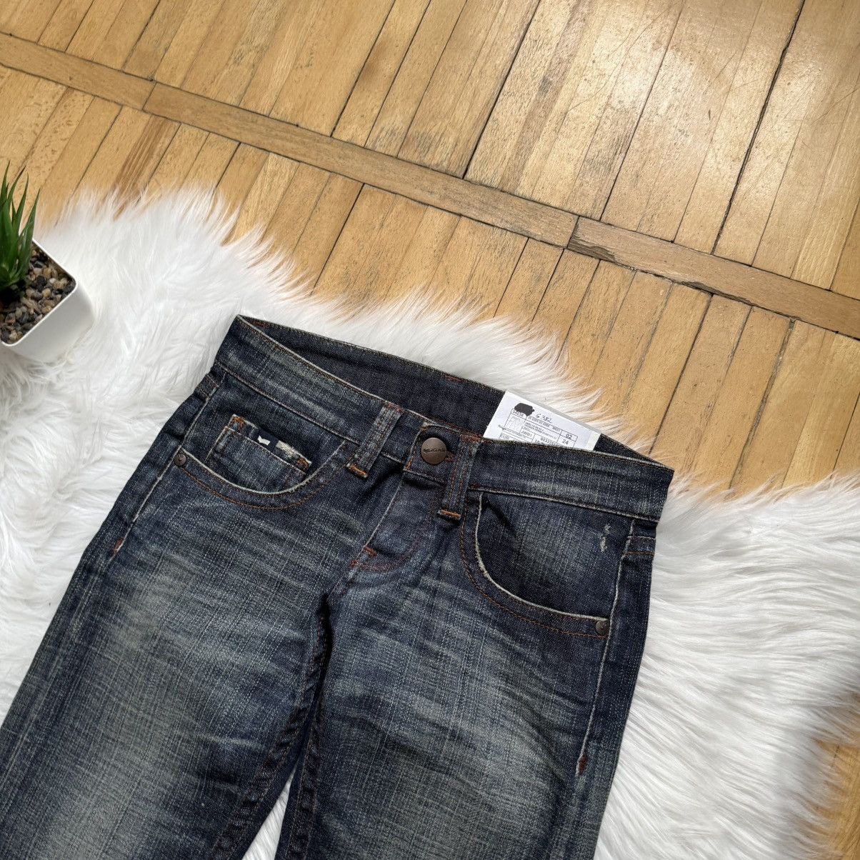 If Six Was Nine 📌 Vintage Y2K Washed GAS Low Rise Bootcut LGB vibe Jeans Size 24" / US 00 / IT 34 - 12 Thumbnail
