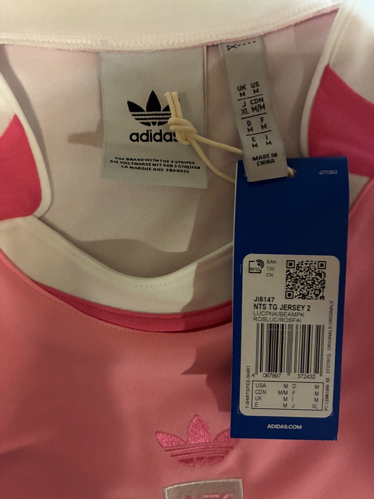 Adidas adidas x NTS Radio Teamgeist Jersey - Pink - (DSWT) - Gr. M Size US M / EU 48-50 / 2 - 4 Thumbnail