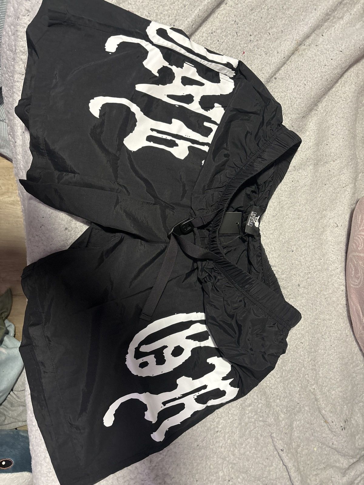 image of G59 Records G59 I No Longer Fear The Razor Guarding My Heel Shorts in Black, Men's (Size 37)