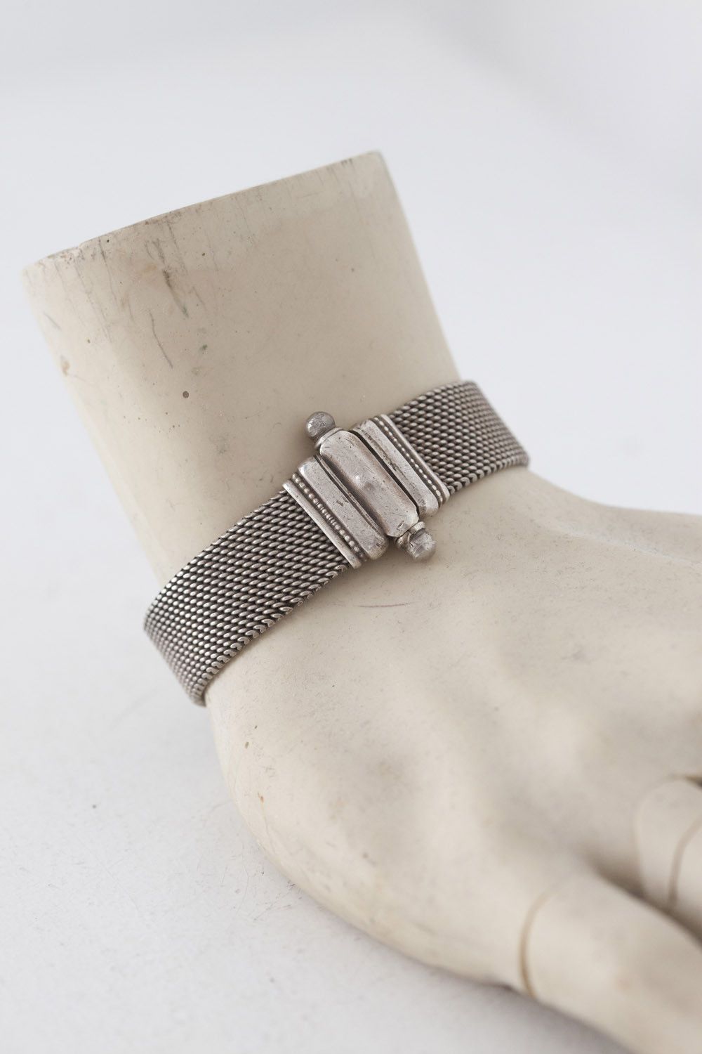 Vintage Vintage sterling silver mesh bracelet Size ONE SIZE - 2 Thumbnail