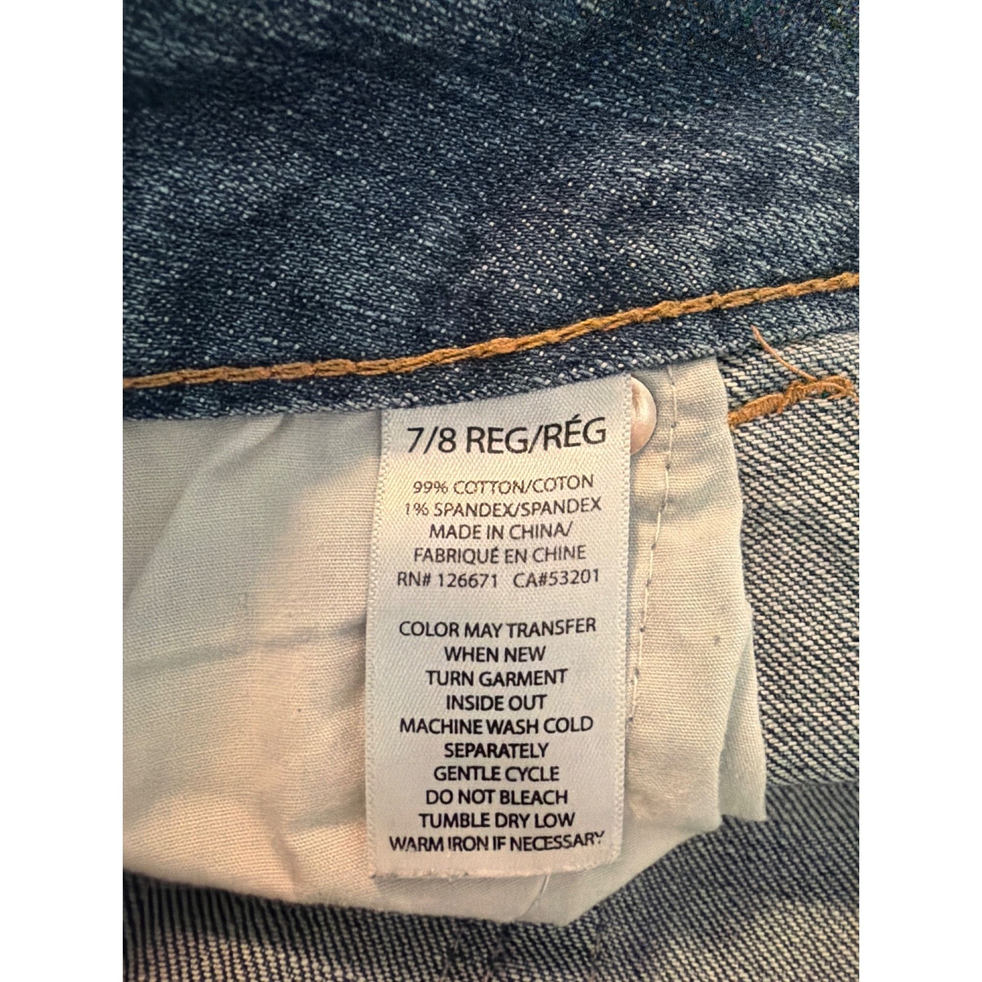 Aeropostale Aeropostale Bayla Skinny Jeans Blue Denim Mid Rise Stretch S Size 28" / US 6 / IT 42 - 5 Thumbnail