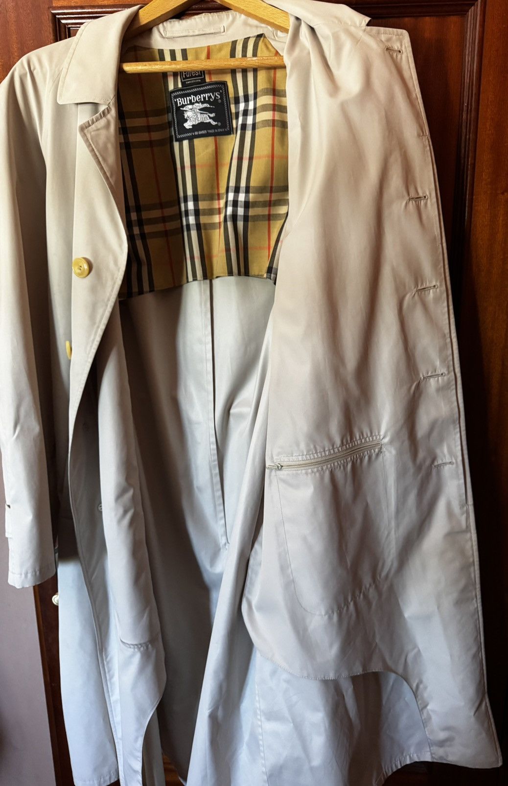 Burberry Vintage Burberrys Trench Coat with Signature Check Lining Size US M / EU 48-50 / 2 - 4 Thumbnail