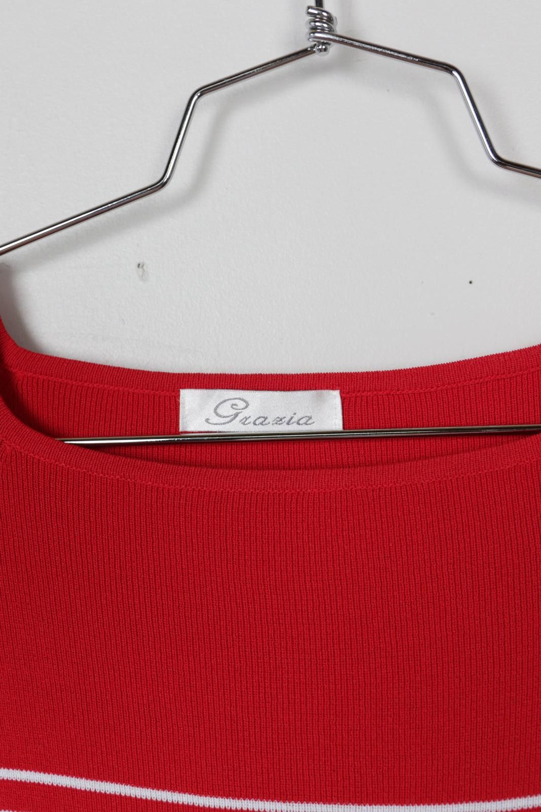 Gaziano & Girling 00's Grazia Stripe Long Sleeve T-Shirt Size M / US 6-8 / IT 42-44 - 3 Thumbnail