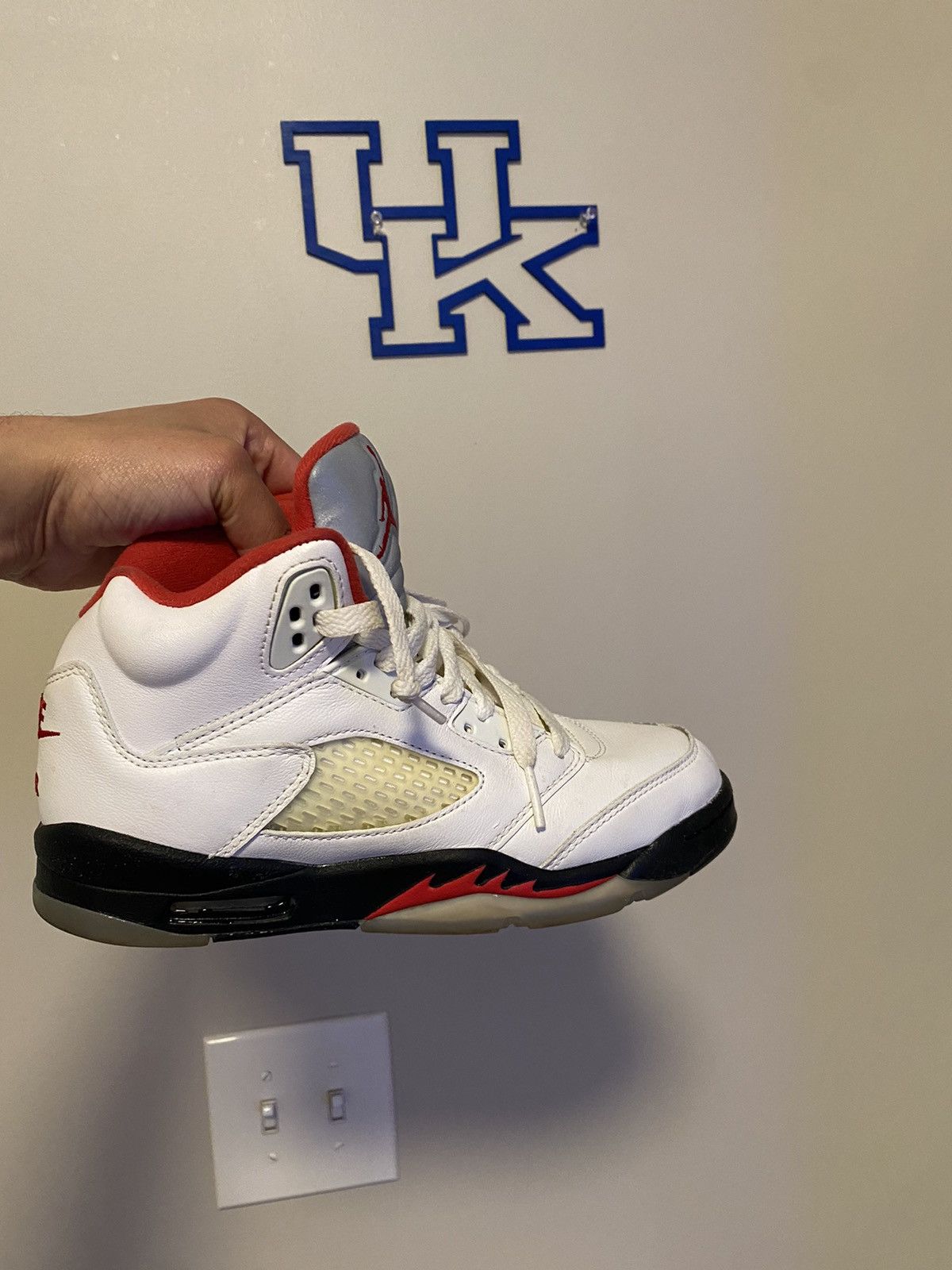 Jordan Brand × Nike Air Jordan 5 Retro 'Fire Red' 2020 - Size 4 Size US 5 / EU 37 - 1 Thumbnail