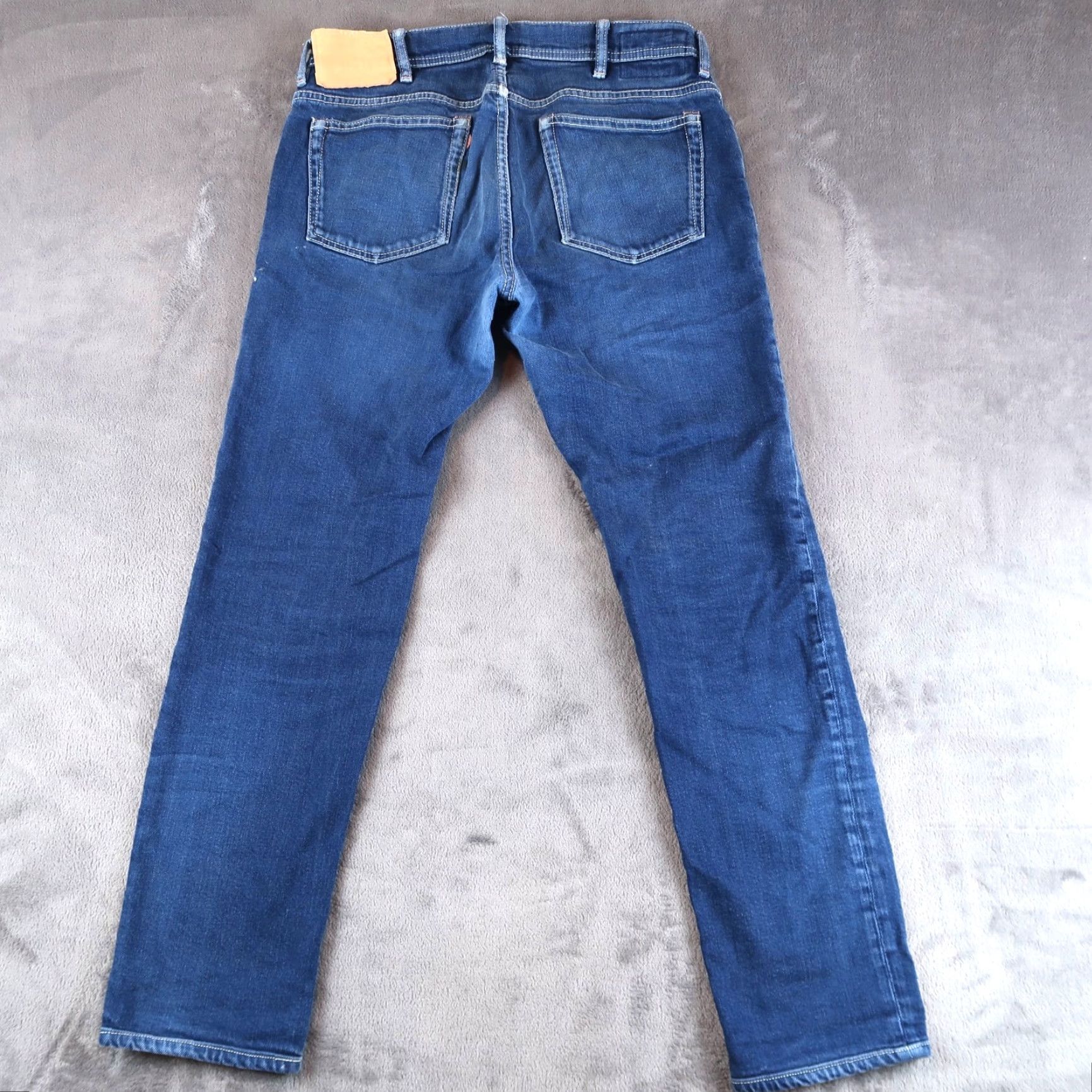 Acne Studios Acne Studios Jeans Slim Skinny 31x32 Dark Blue Denim Designer City Mens Size US 31 - 2 Thumbnail