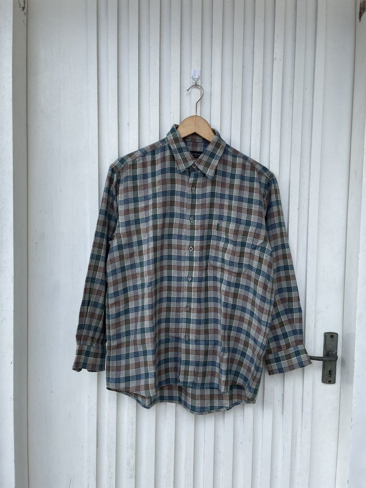Yves Saint Laurent Yves Saint Laurent Flannel Shirt Size US M / EU 48-50 / 2 - 1 Thumbnail