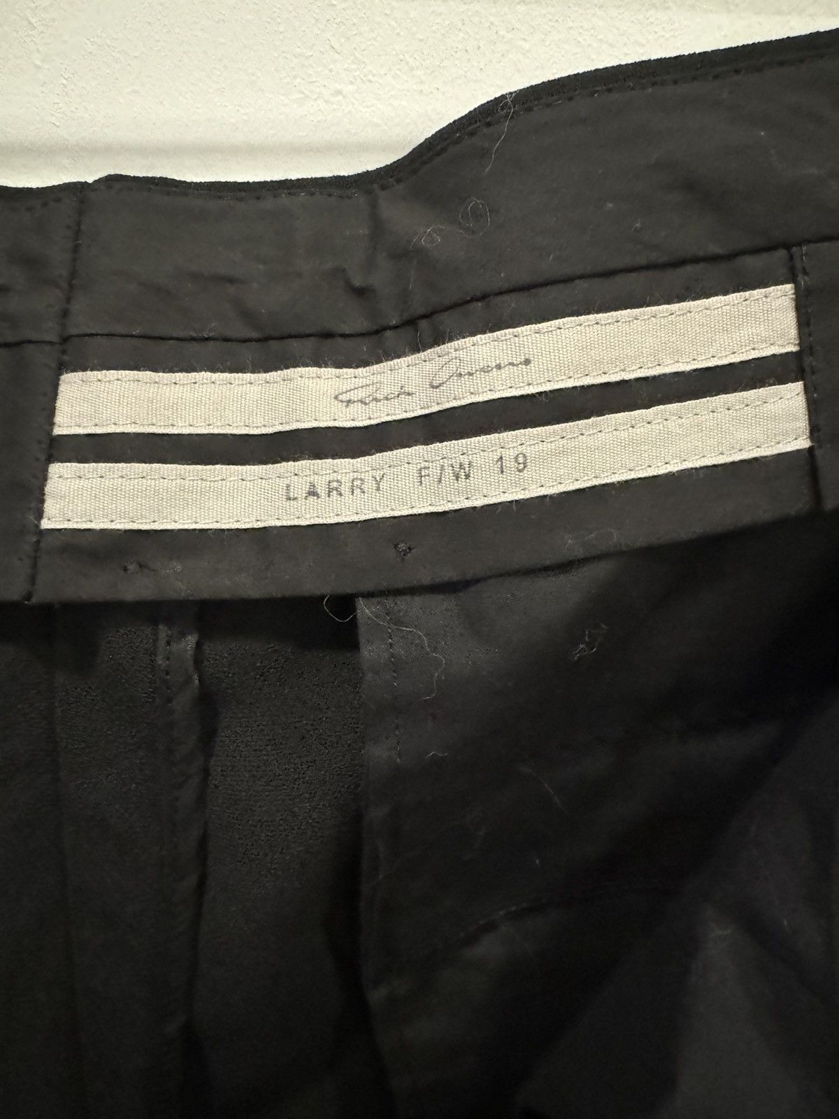 Rick Owens Cropped Astiare Wool Viscose crepe pants 48 Size US 31 - 4 Thumbnail