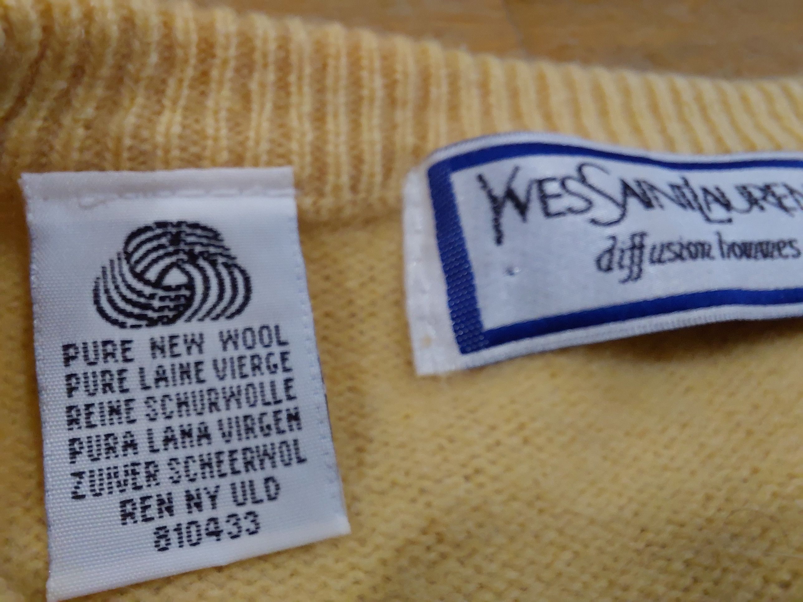 Yves Saint Laurent Yves Saint Laurent Woll Knitwear Sweater Size L Pullover Size US L / EU 52-54 / 3 - 4 Thumbnail