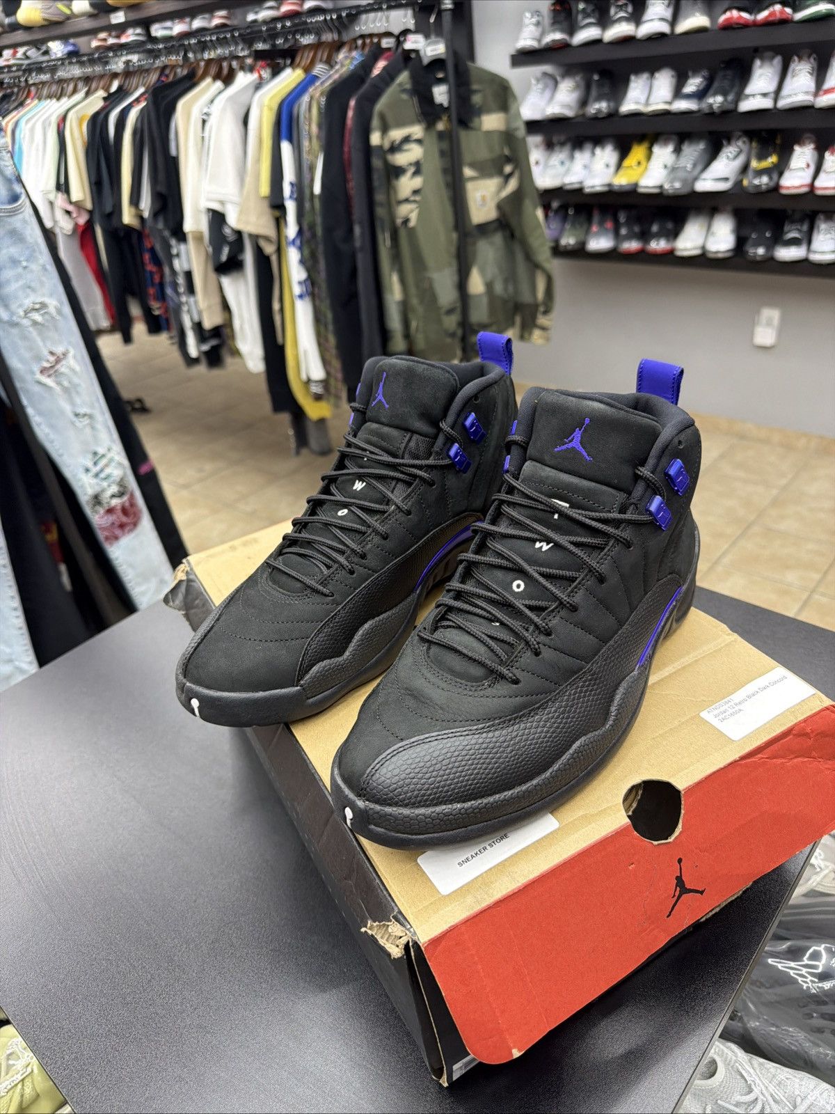 Jordan Brand Size 10.5 - Air Jordan 12 Retro Dark Concord Used OG All Size US 10.5 / EU 43-44 - 11 Thumbnail