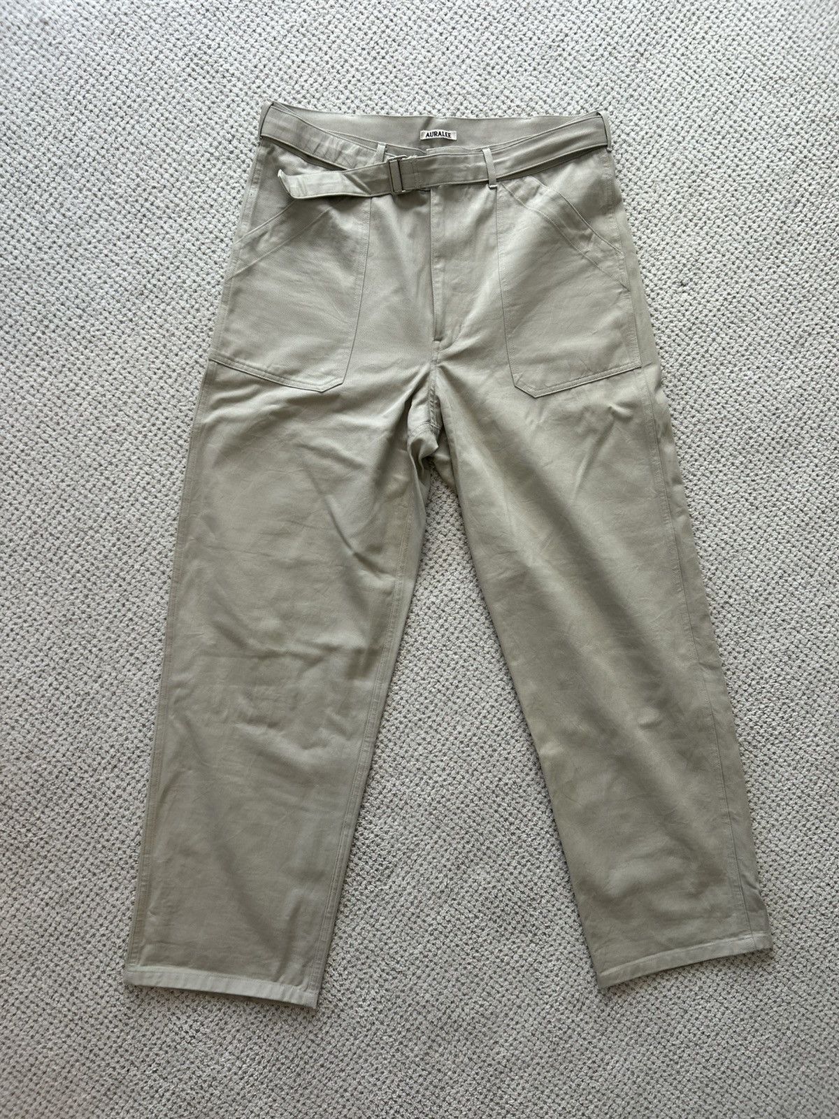 Auralee Belted Trousers Size US 34 / EU 50 - 1 Thumbnail