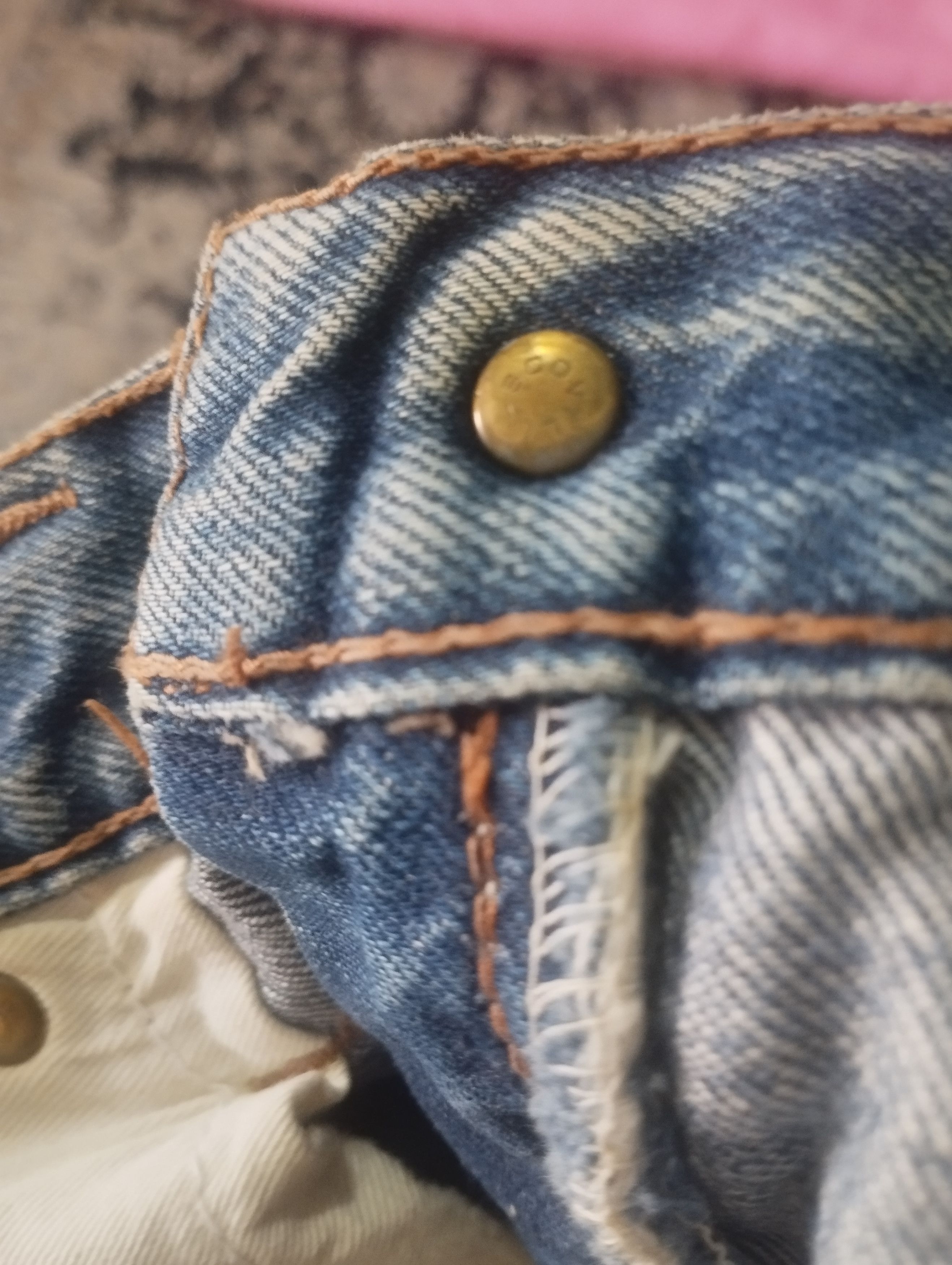 Le Grande Bleu (L.G.B.) × Vintage Big -john vintage Distressed Size US 34 / EU 50 - 3 Thumbnail
