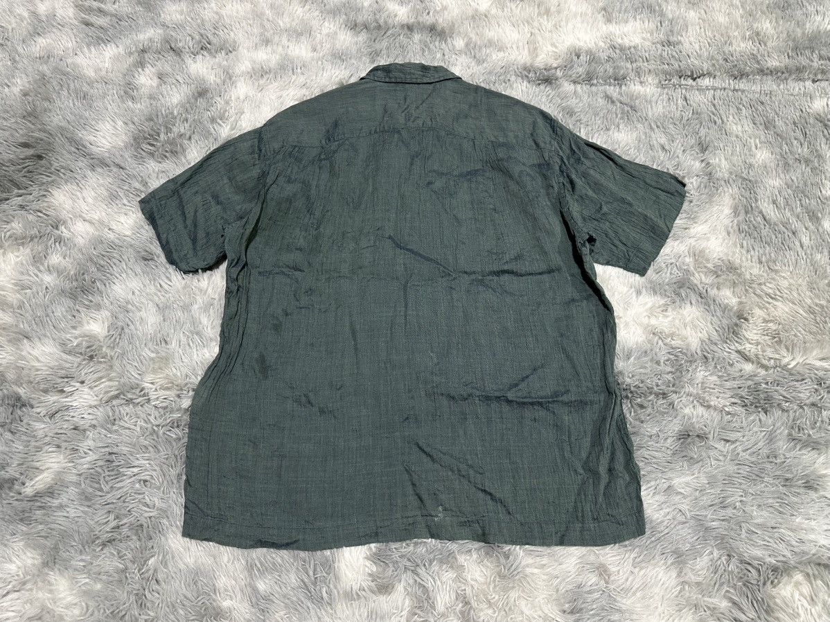 Issey Miyake 🔥Vintage Issey Miyake Men Shirt Pleats Wrinkled Iridescent Size US XL / EU 56 / 4 - 11 Thumbnail