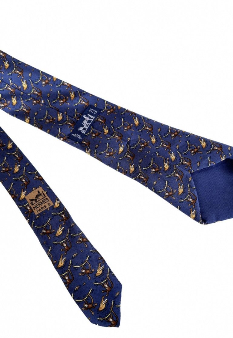 Hermes Hermes Tie / Rare Design Size ONE SIZE - 5 Thumbnail