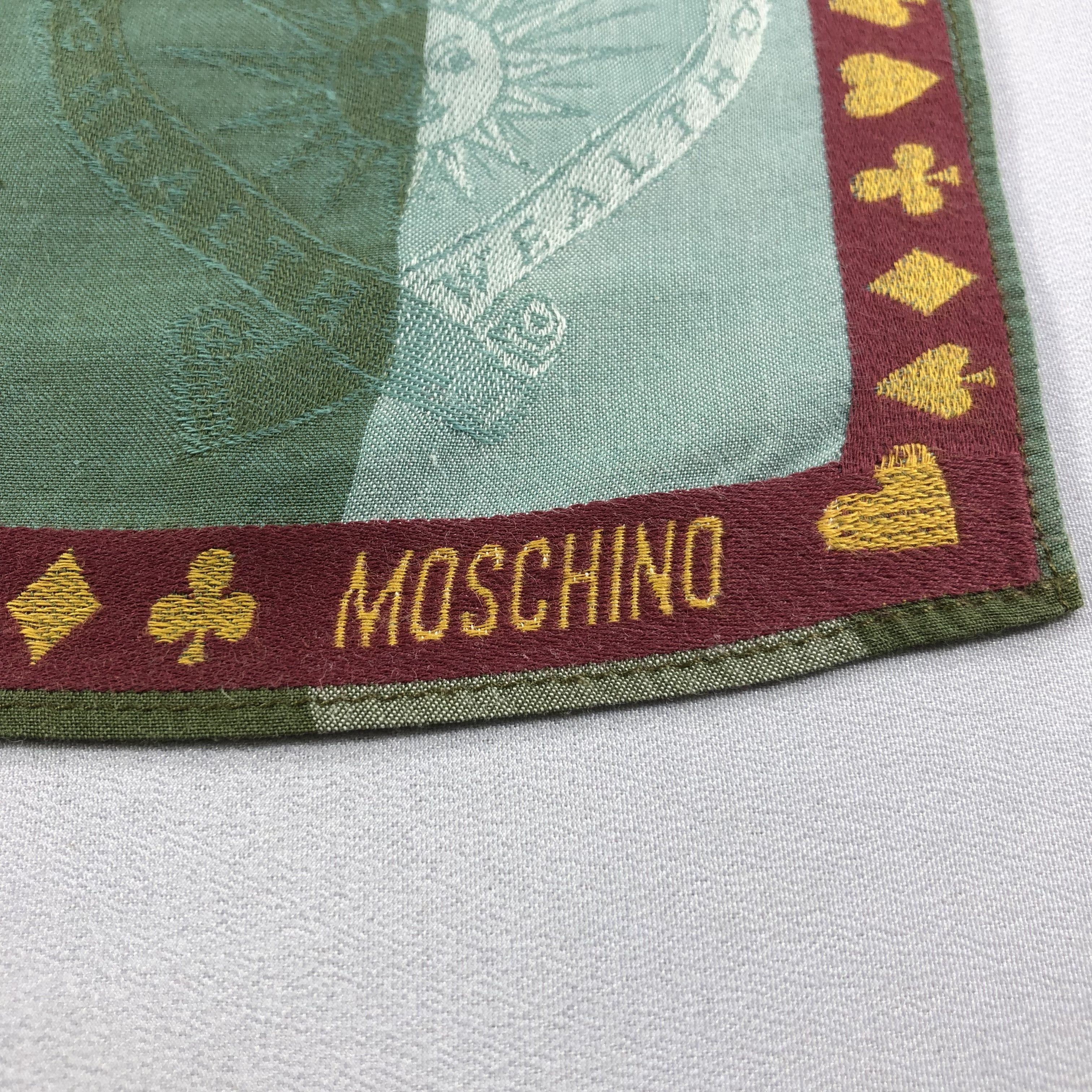 Moschino Moschino Handkerchief Neckerchief Bandana H1583 Size ONE SIZE - 4 Thumbnail