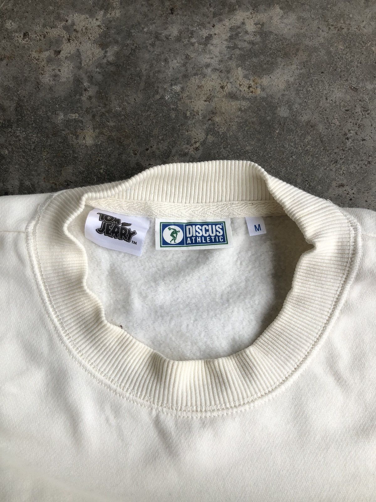 Cartoon Network × Vintage Vintage Tom and Jerry Discus Athletic Sweatshirt Size US M / EU 48-50 / 2 - 7 Thumbnail