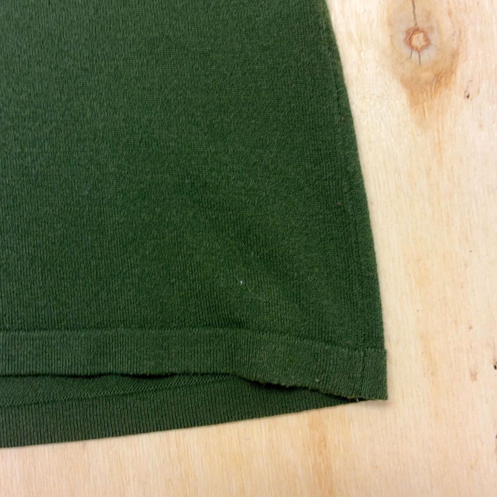 Vintage Erin London Shirt Womens Small Green Crew Neck Short Sleeve Knit Stretch Top Size S / US 4 / IT 40 - 2 Thumbnail
