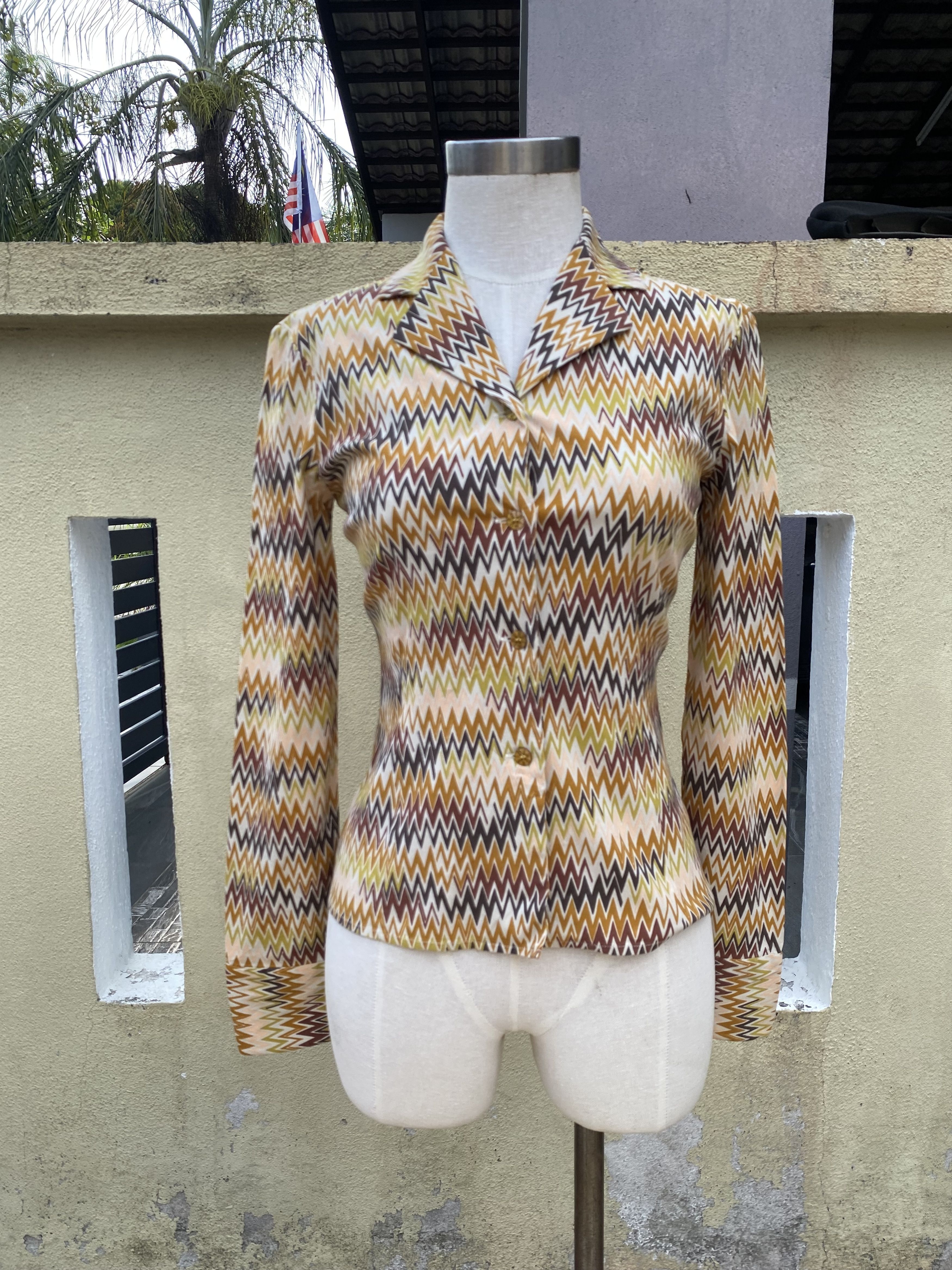 vintage missoni button up