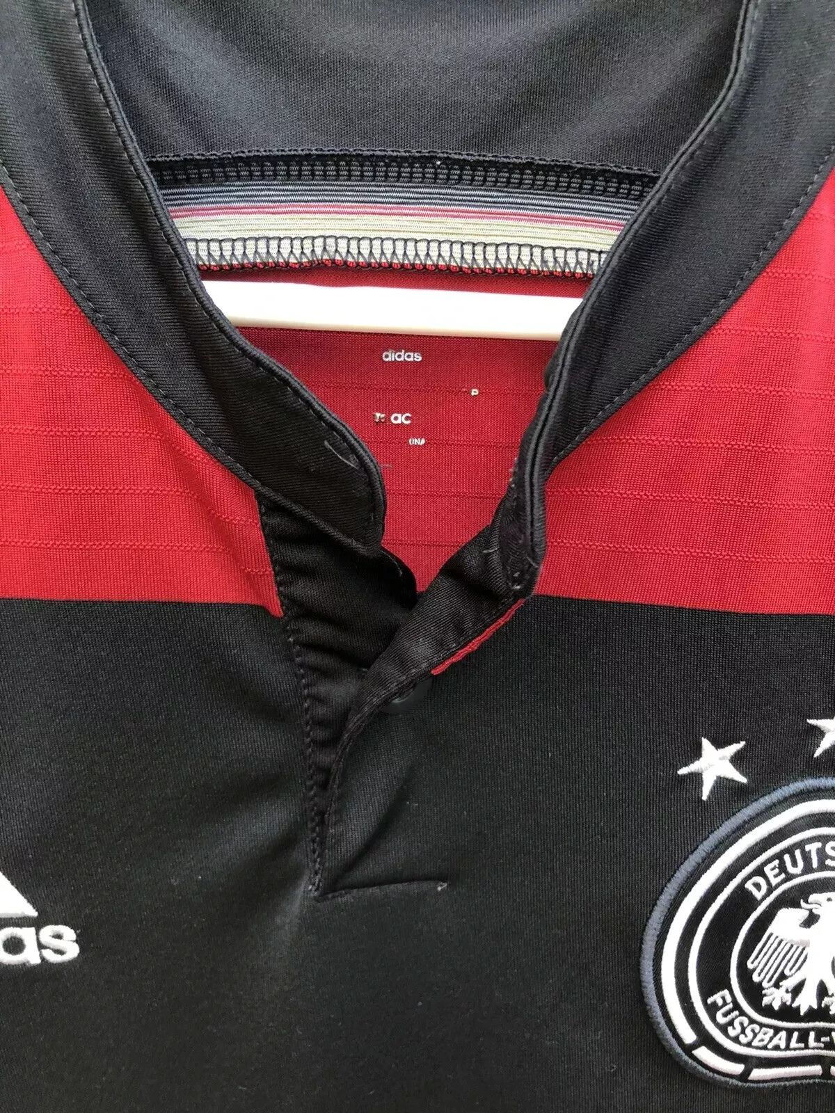 Adidas GERMANY NATIONAL TEAM 2014 2015 AWAY FOOTBALL JERSEY SOCCER Size US S / EU 44-46 / 1 - 8 Thumbnail