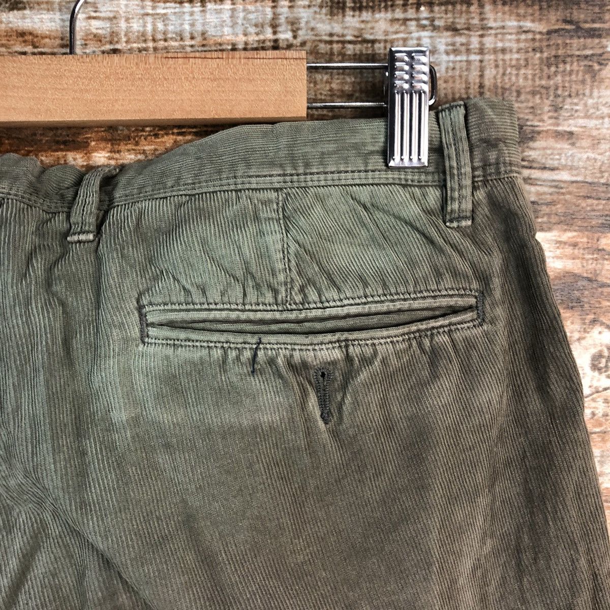 Japanese Brand × Vintage Shark Park Green faded vintage Casual Pants #A2447 Size US 31 - 17 Thumbnail