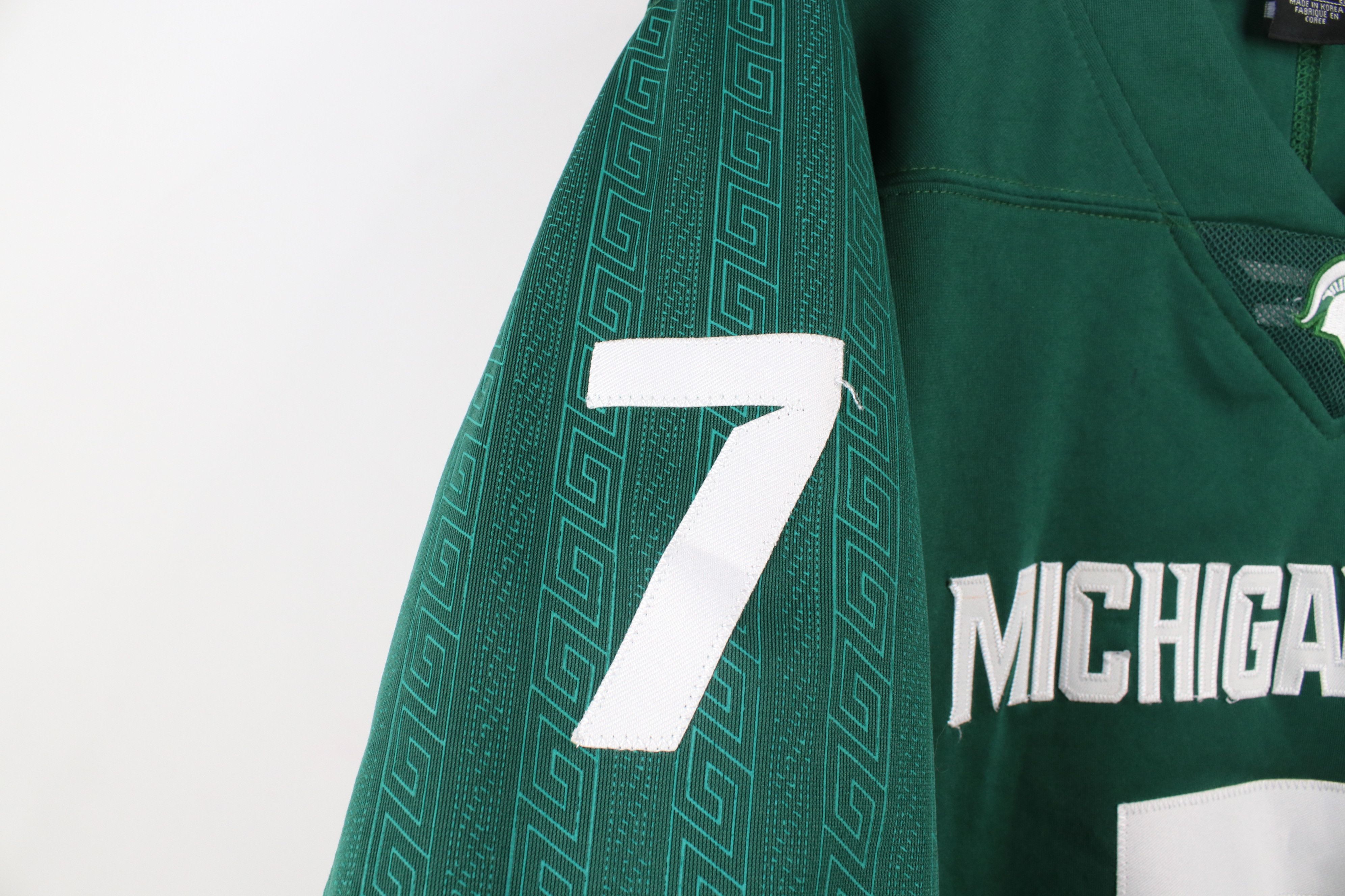 Nike × Vintage Vintage Y2K Nike Michigan State University Football Jersey Size US S / EU 44-46 / 1 - 7 Thumbnail
