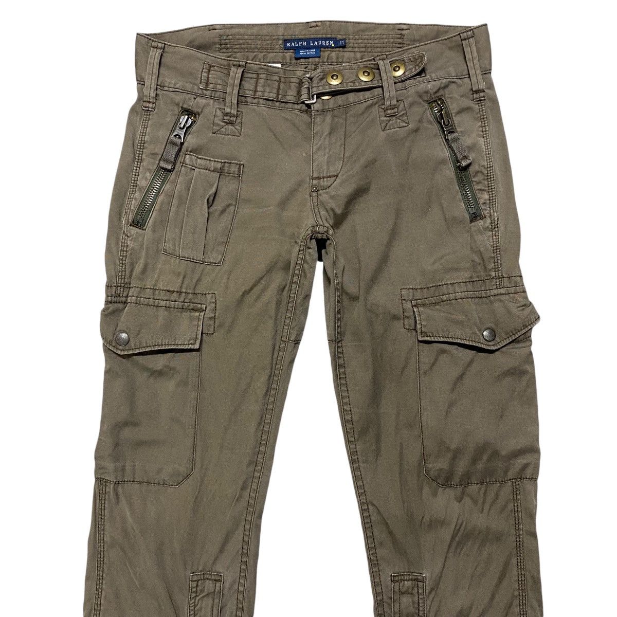 Polo Ralph Lauren Vintage Polo Ralph Lauren Cargo Pants Belted Size 30" / US 8 / IT 44 - 3 Thumbnail