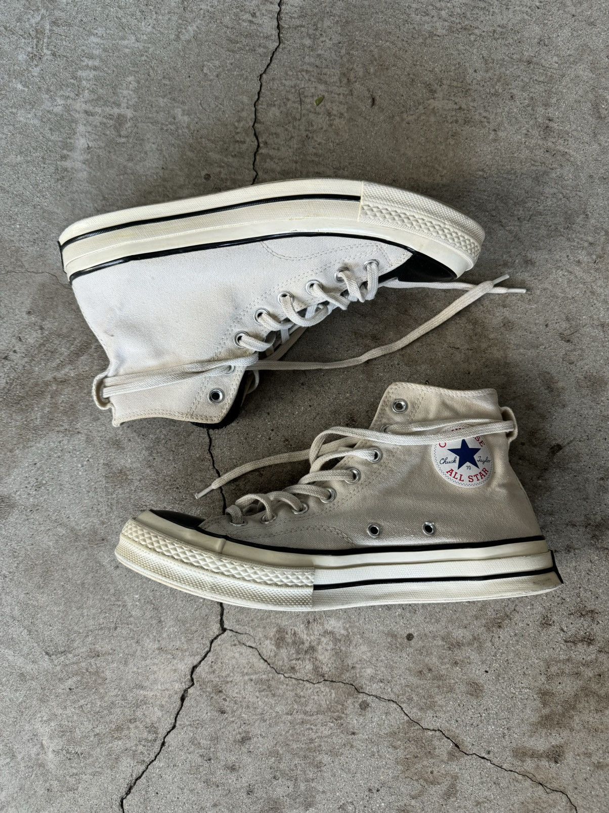 Converse FEAR OF GOD CONVERSE LEATHER CHUCK TAYLOR 70 HI TOP SNEAKER Size US 9 / EU 42 - 2 Thumbnail