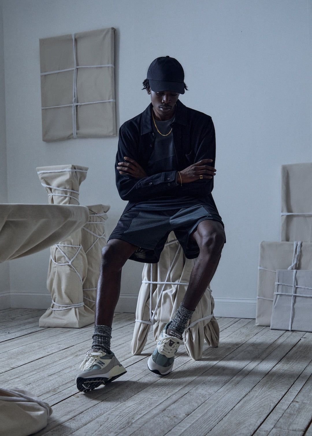 Kith 101 OTTO PANELED MESH L/S WARM UP SHOOTiNG SHiRT MiNiMALiSM Size US L / EU 52-54 / 3 - 18 Thumbnail