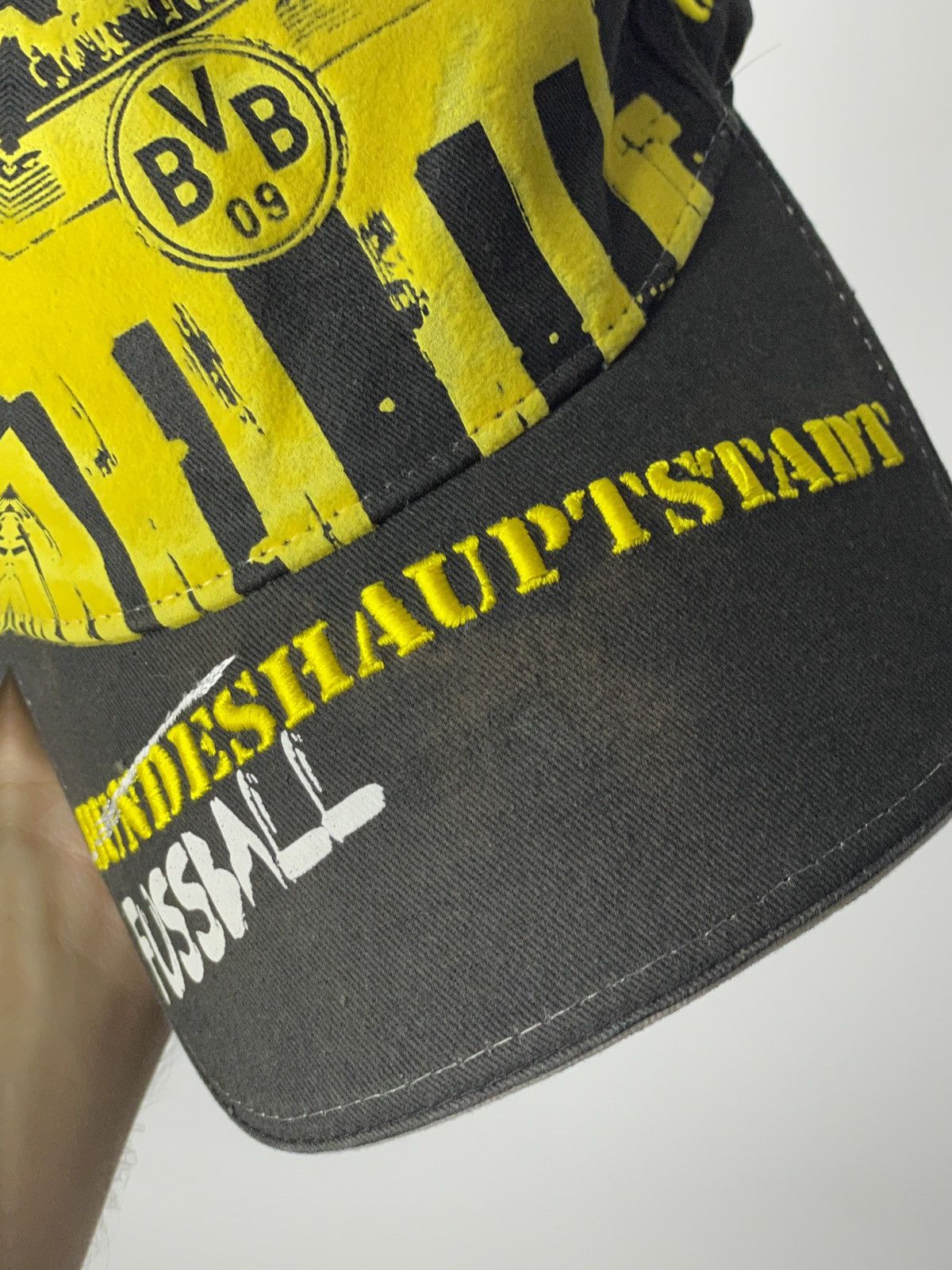Other Vintage Faded BVB Big logo Embroidered Dortmund Cap Size ONE SIZE - 6 Thumbnail