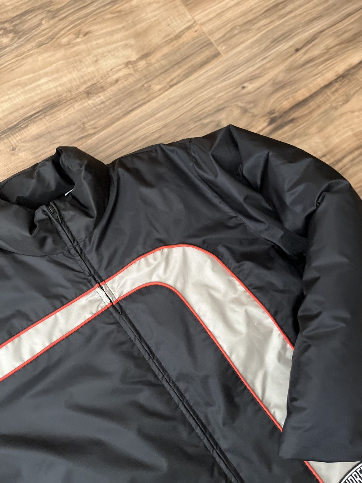 Supreme Supreme Stripe Puffer Jacket Size US XL / EU 56 / 4 - 9 Thumbnail